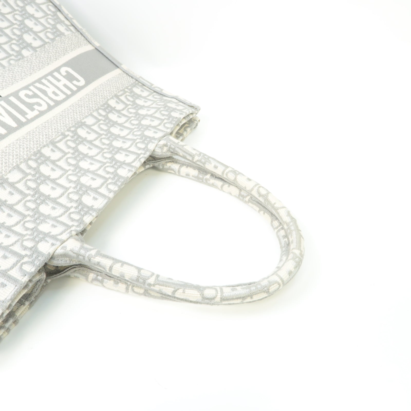 Dior 帆布Book Tote Medium手挽袋灰色