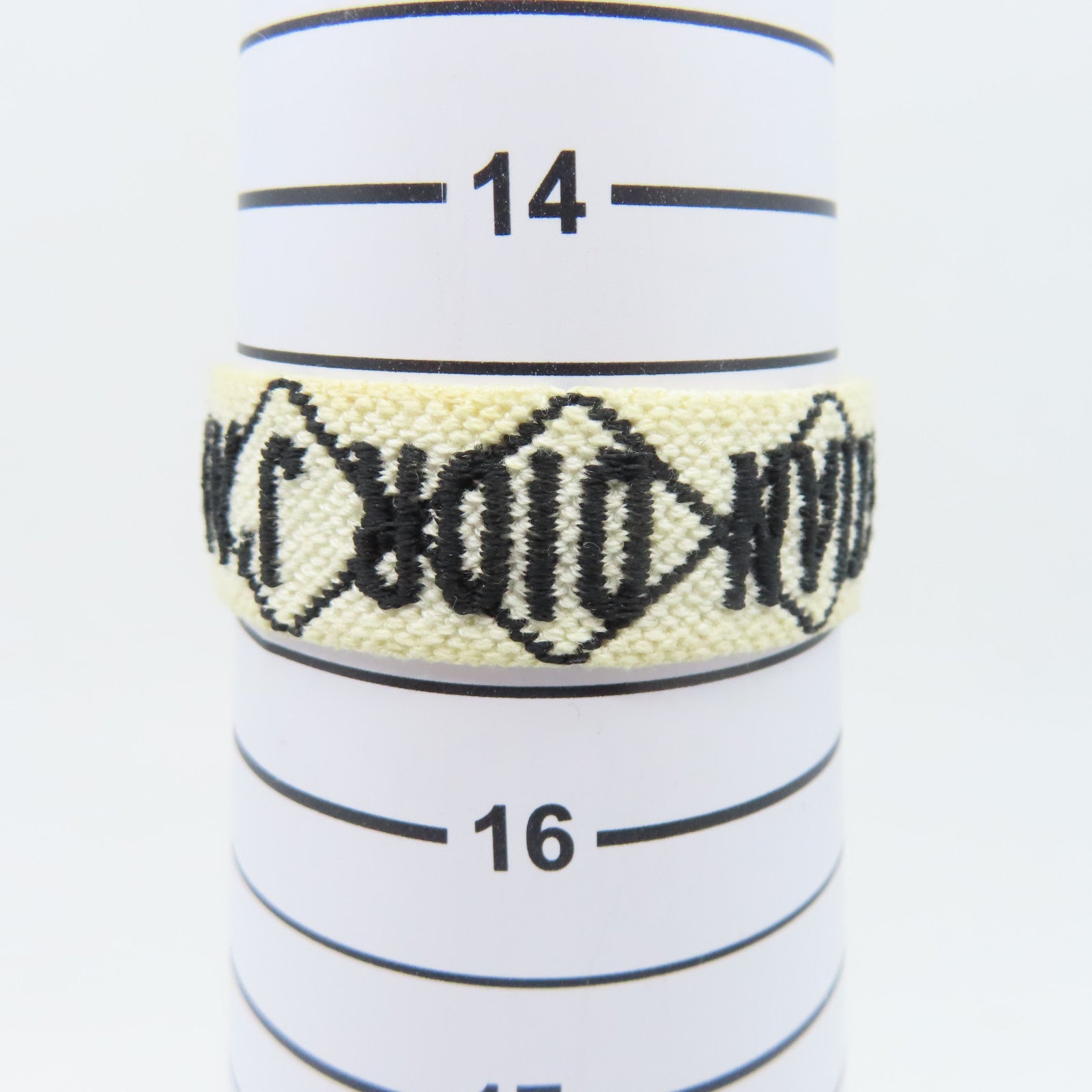 Dior 帆布Bracelet手環白色/黑色