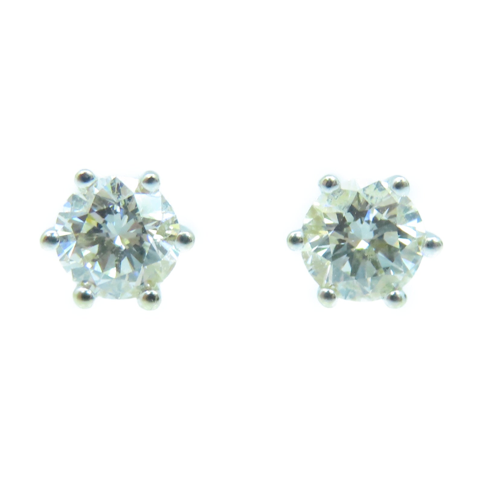 JEWELRY 18K白金Diamond Earrings0.58ct鑽石耳環