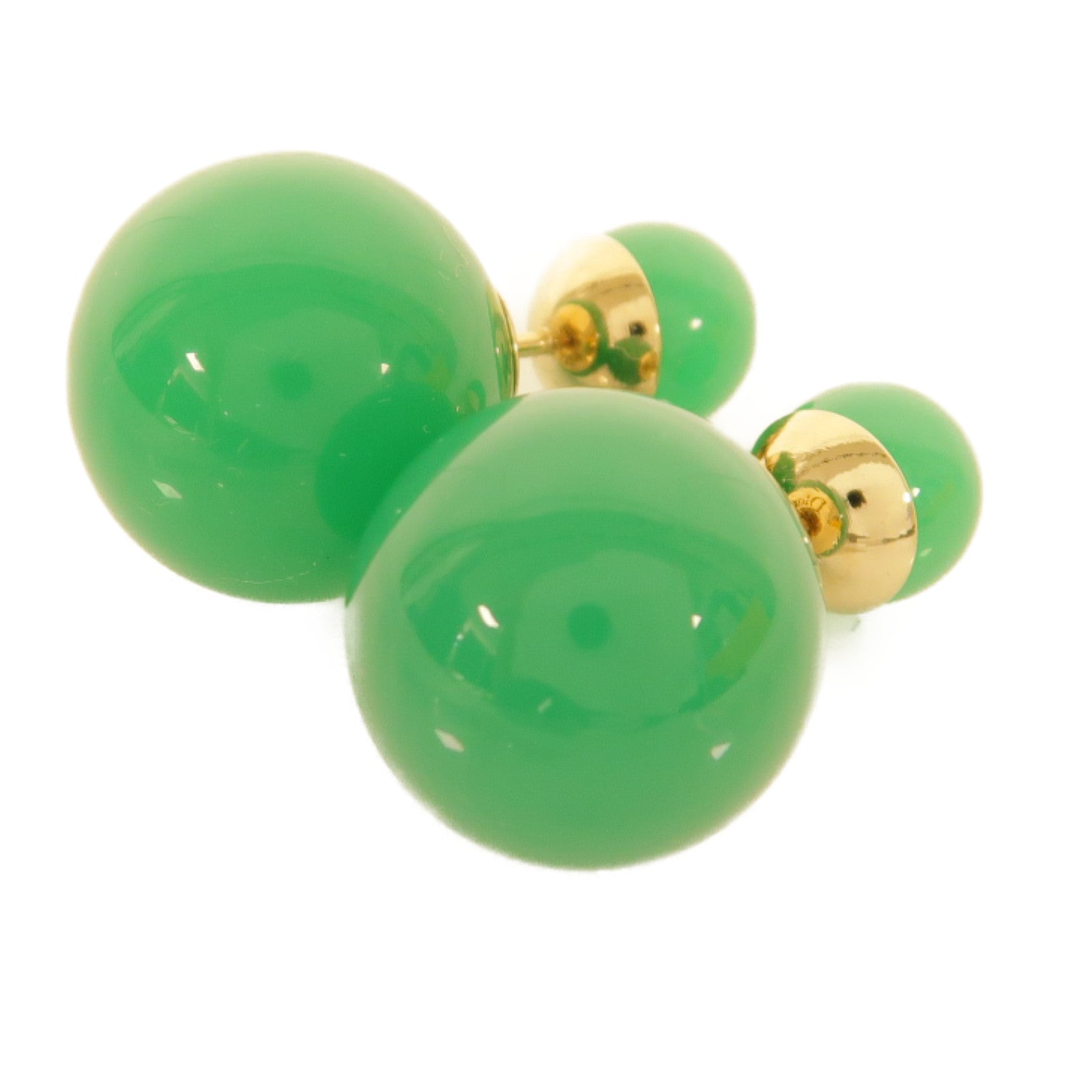 Dior PVC Earrings耳環綠色/金色
