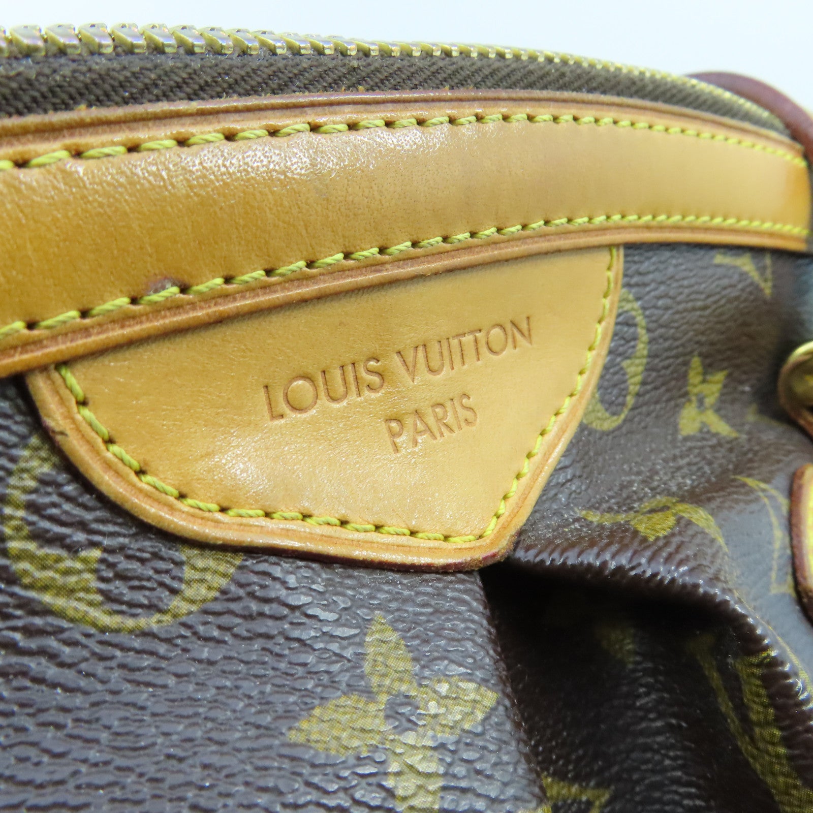 LOUIS VUITTON Monogram Tivoli GM金扣手挽袋啡色