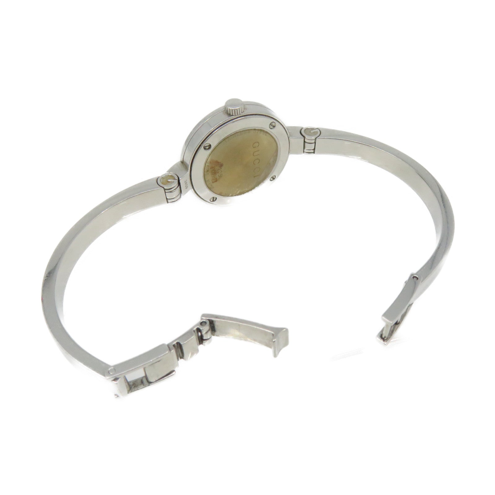 GUCCI 【激減優惠】Gucci Watch不鏽鋼石英機芯手錶綠色/紅色/銀色