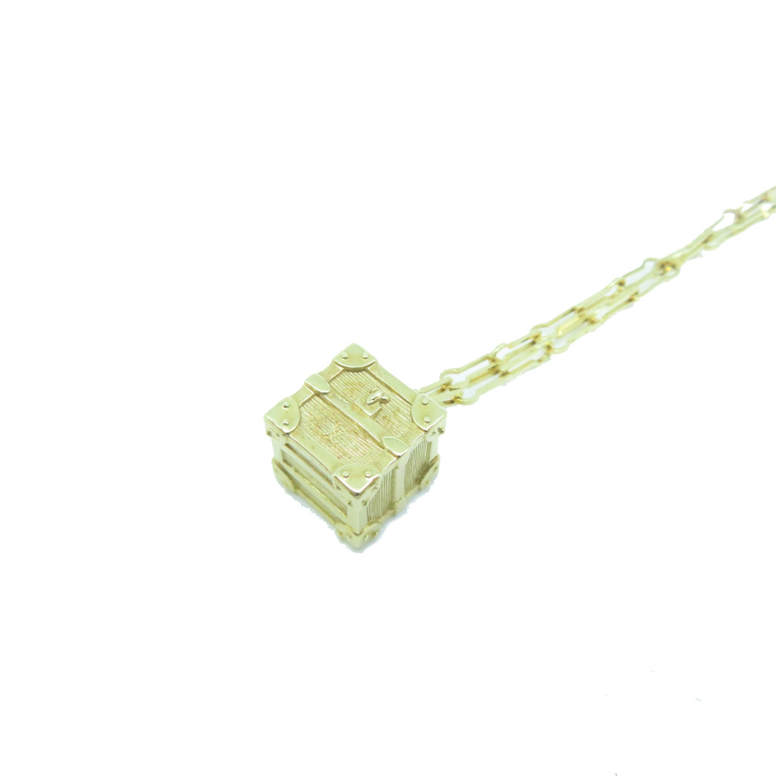 LOUIS VUITTON 18K Gold Necklace Necklace