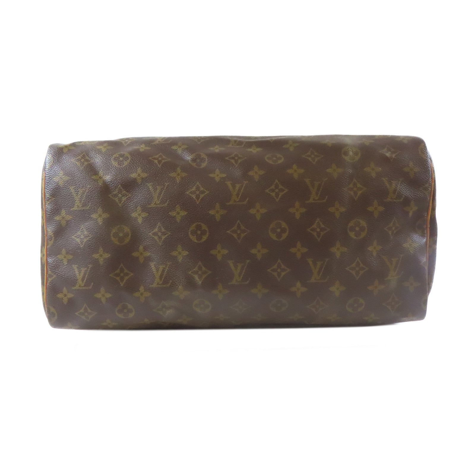 LOUIS VUITTON Monogram Speedy 35金扣手挽袋啡色