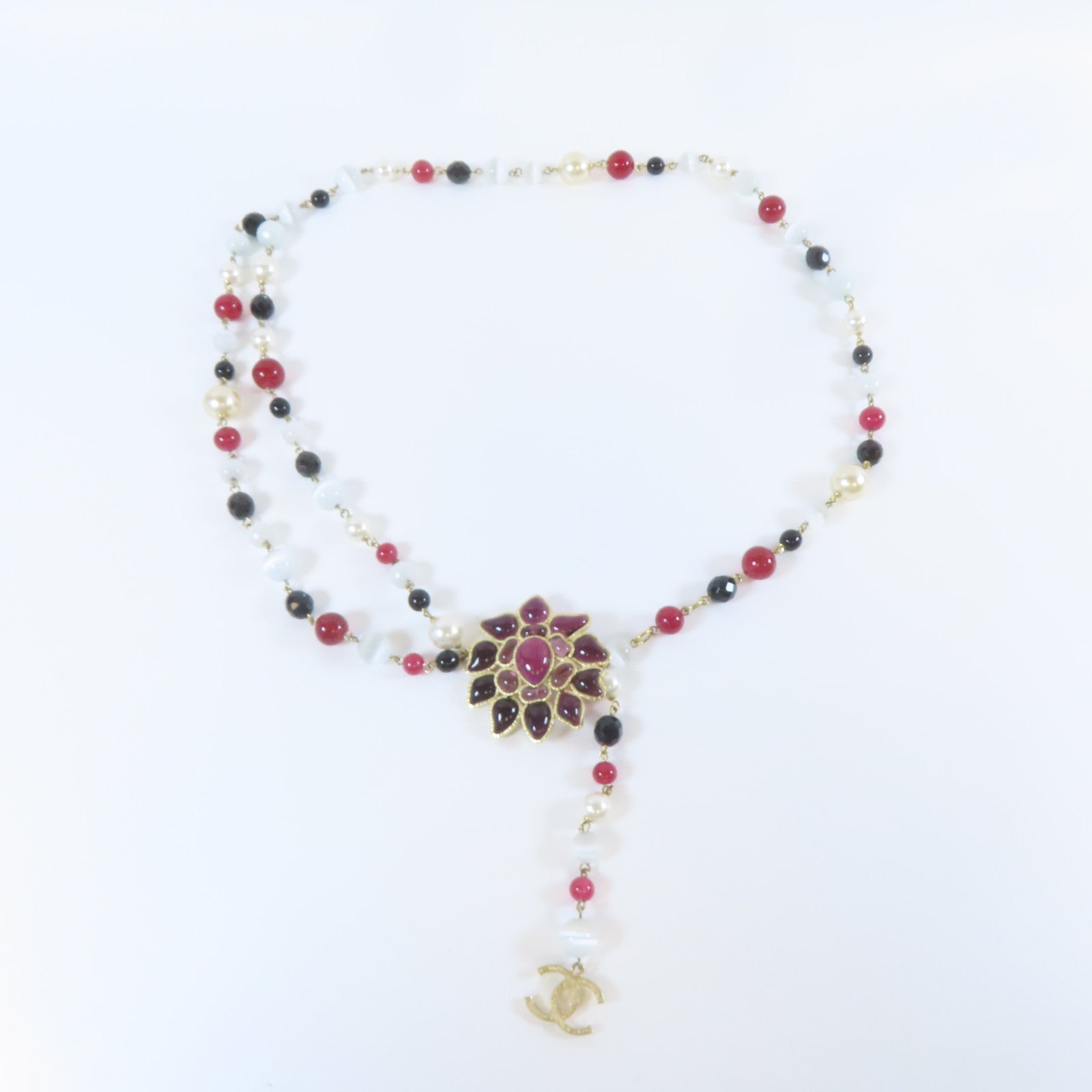 CHANEL 金屬Chain Belt腰帶金色/黑色/紅色/白色