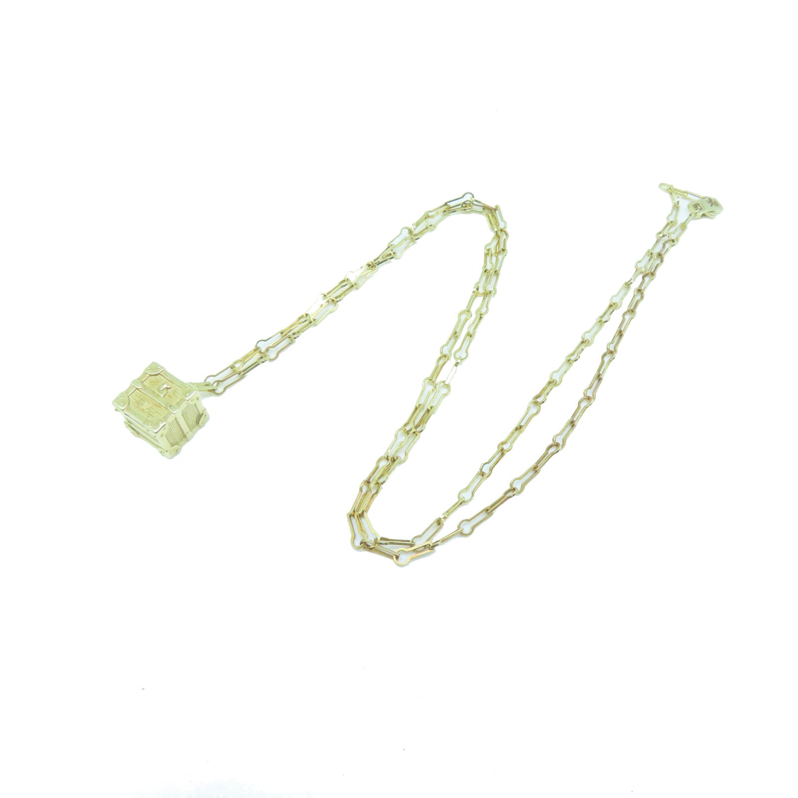 LOUIS VUITTON 18K Gold Necklace Necklace