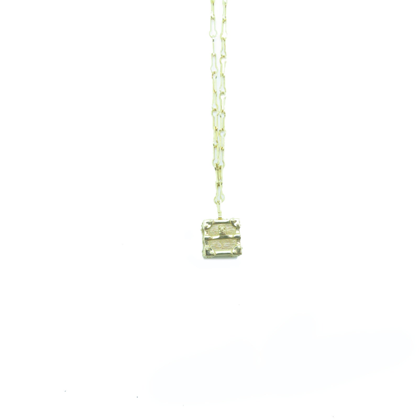 LOUIS VUITTON 18K Gold Necklace Necklace