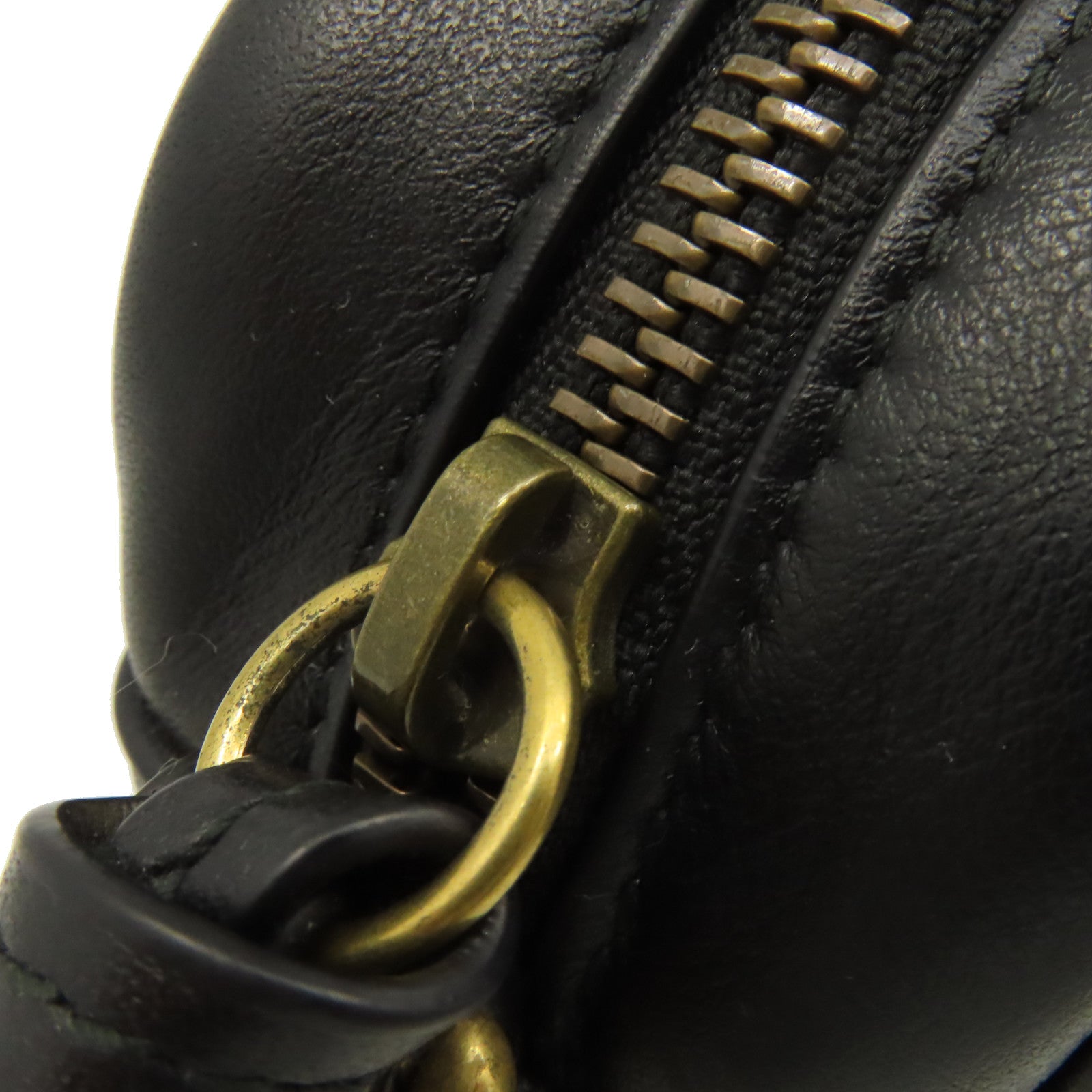 GUCCI 牛皮皮革GG Marmont Mini Shoulder Bag肩背袋黑色