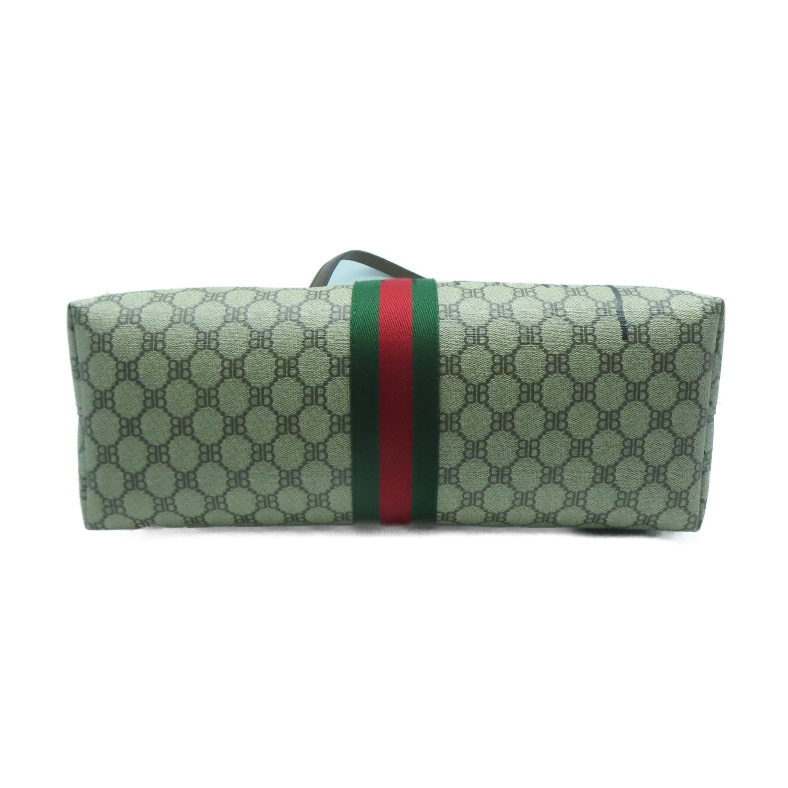 BALENCIAGA PVC塗層帆布Gucci/Balenciaga Graffiti Tote Bag金扣手挽袋啡色/黑色