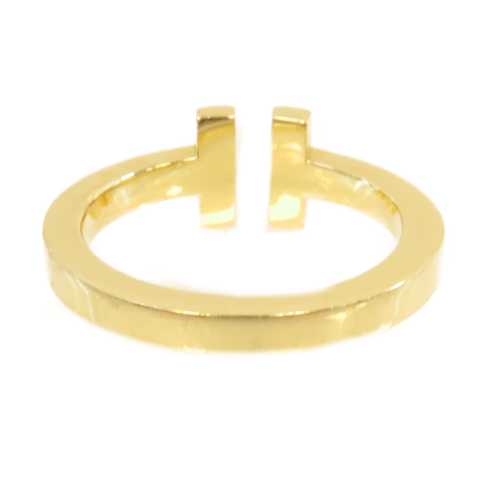 TIFFANY＆CO 18K黃金T Wire Ring戒指US#8