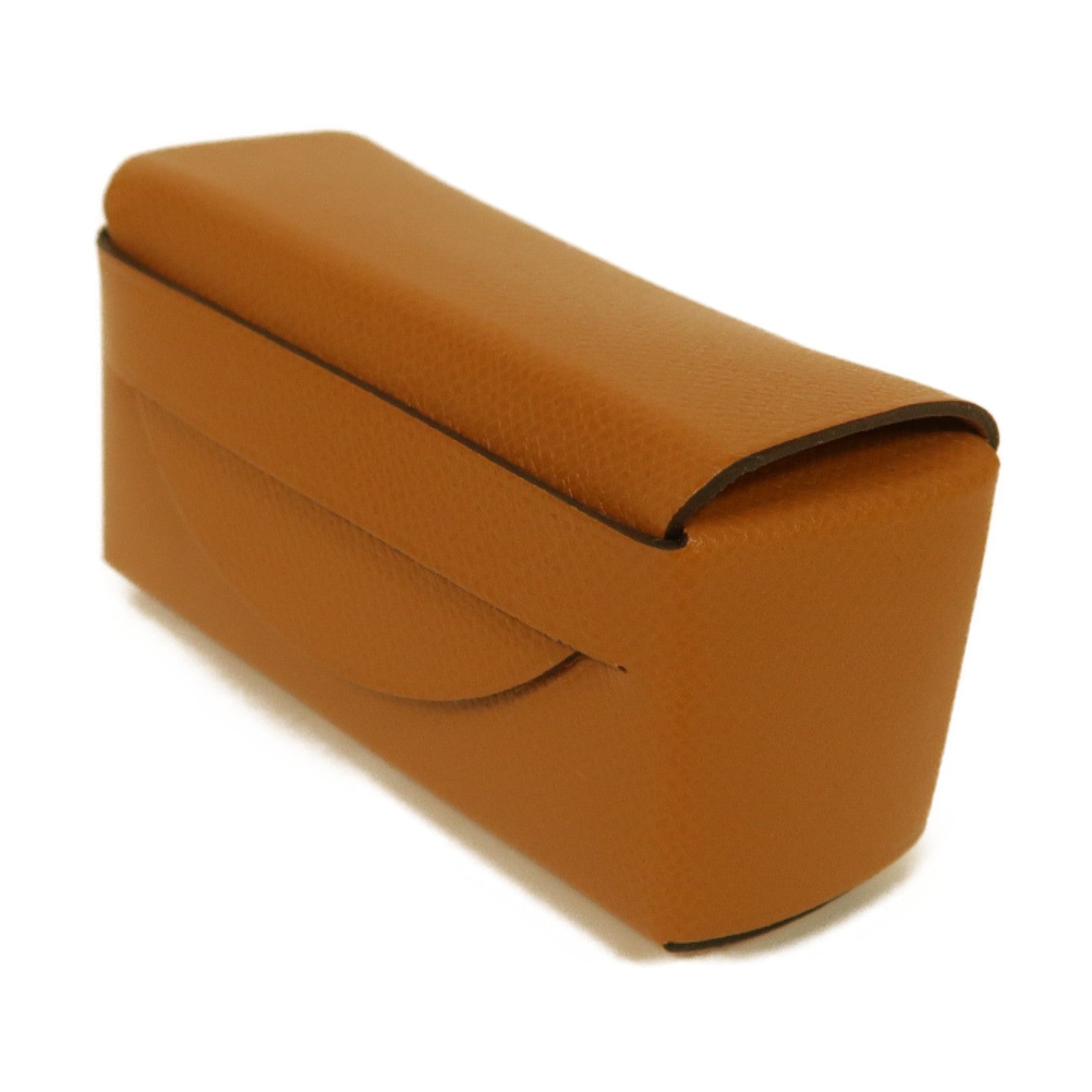 HERMES Epsom皮革Lipsick Box唇膏盒Gold經典駝色