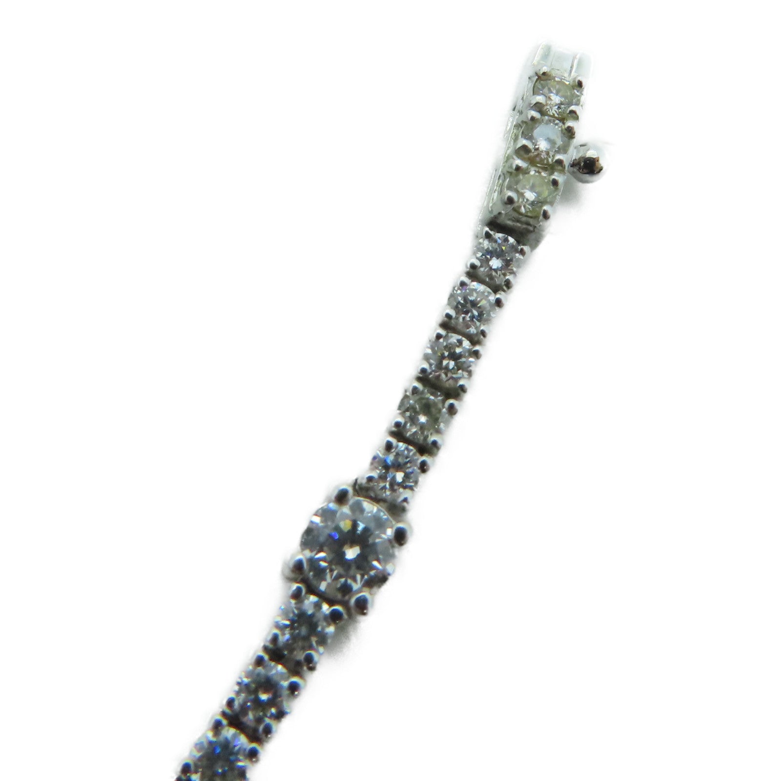 JEWELRY 18K White Gold Diamond Necklace Diamond Necklace