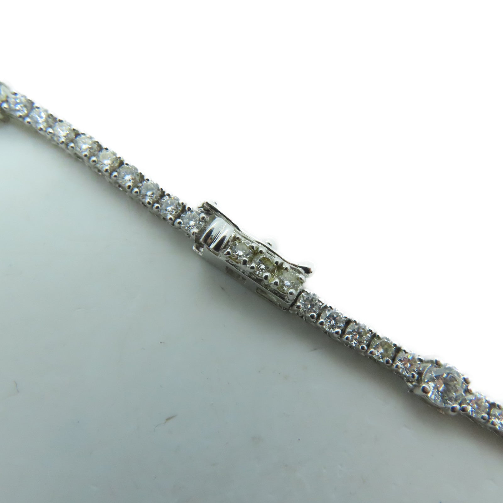 JEWELRY 18K White Gold Diamond Necklace Diamond Necklace