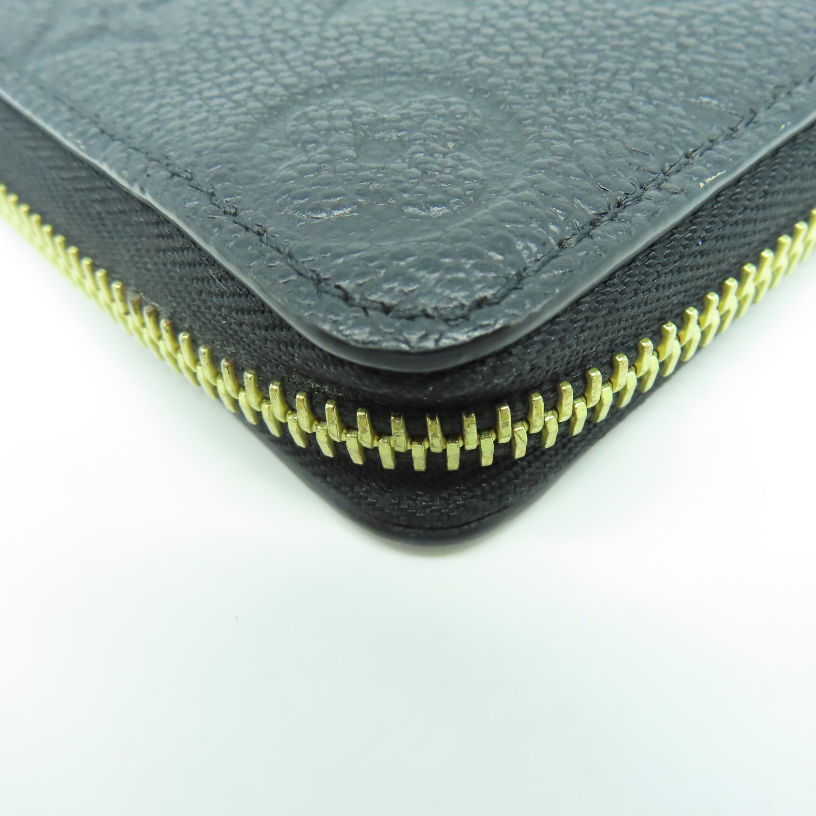 LOUIS VUITTON Monogram Empreinte Clemence Wallet金扣長錢包黑色