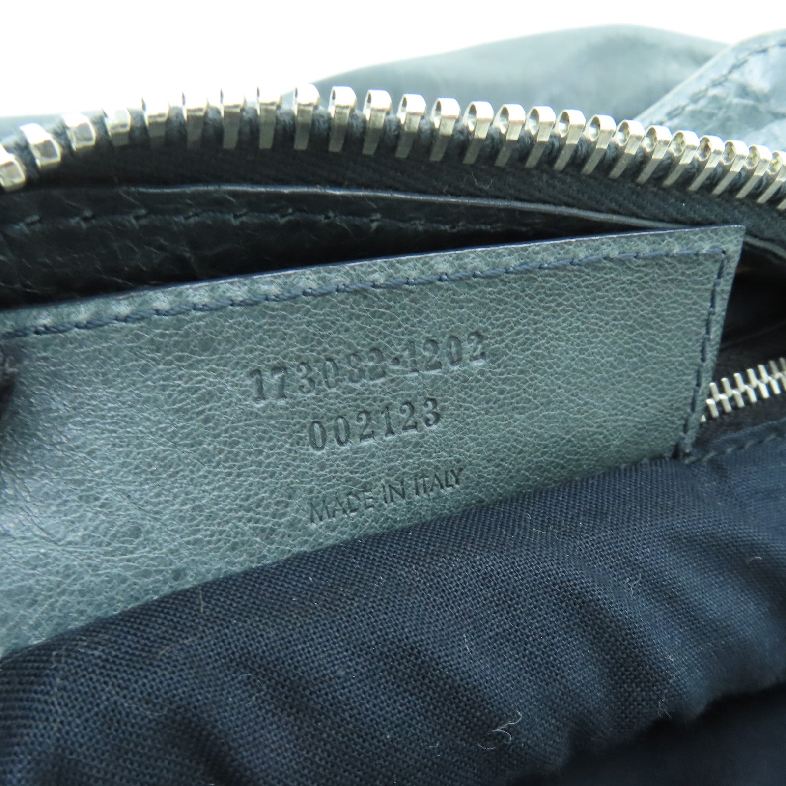 BALENCIAGA 牛皮皮革Giant Part Time銀扣手挽肩背兩用袋灰色