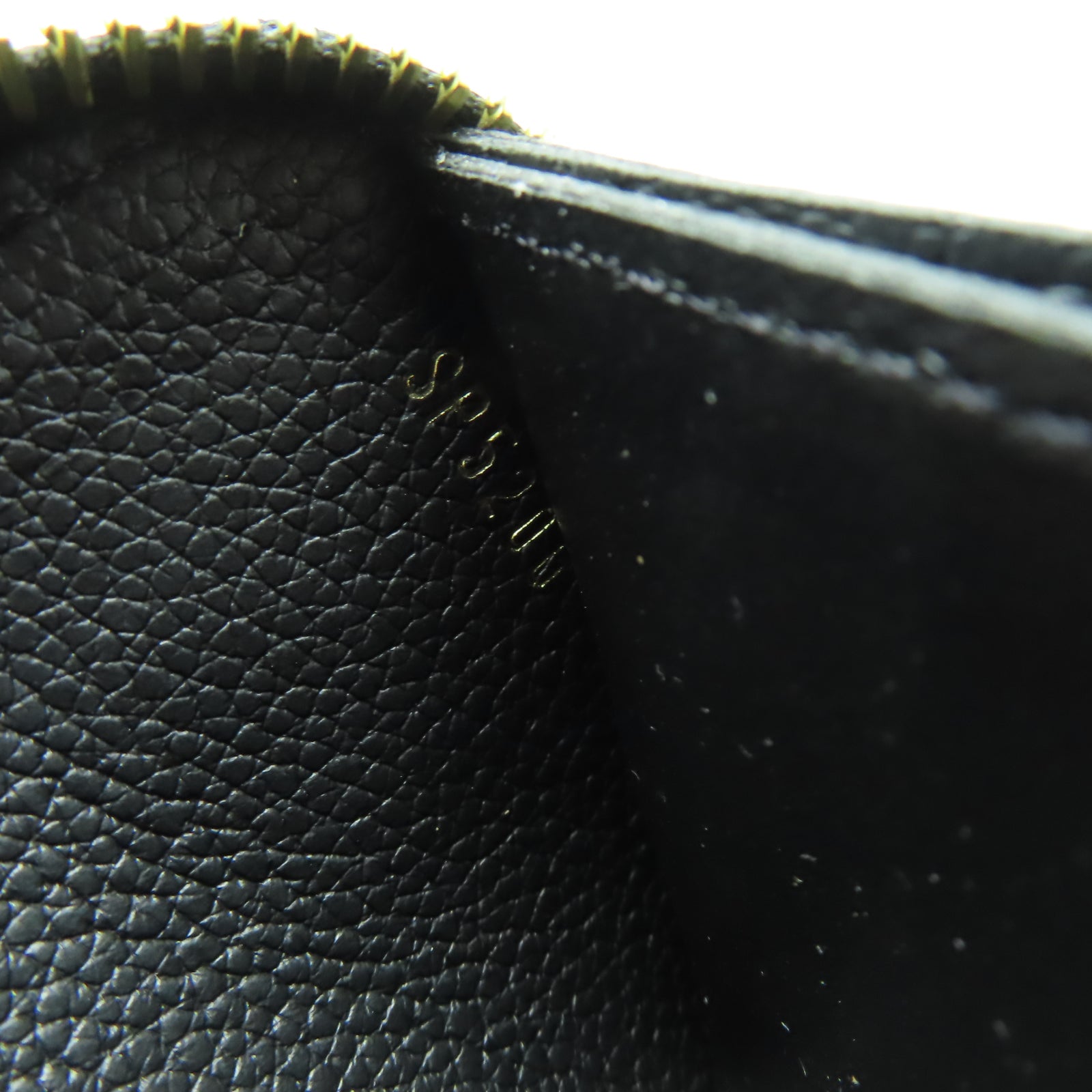 LOUIS VUITTON Monogram Empreinte Clemence Wallet金扣長錢包黑色