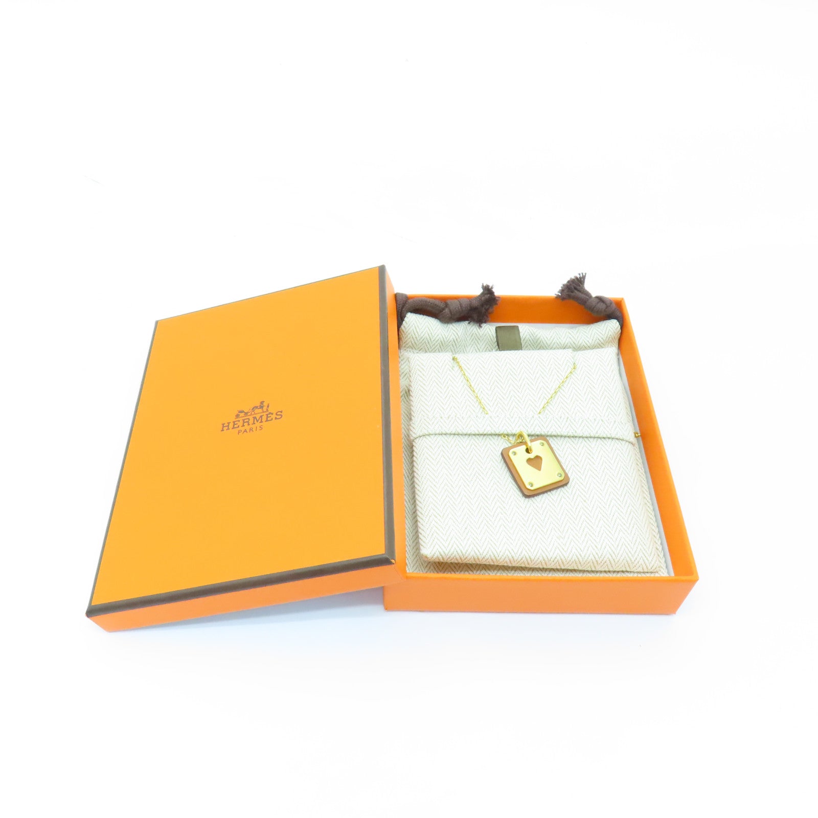HERMES 【激減優惠】金屬As De Coeur Necklace項鍊
