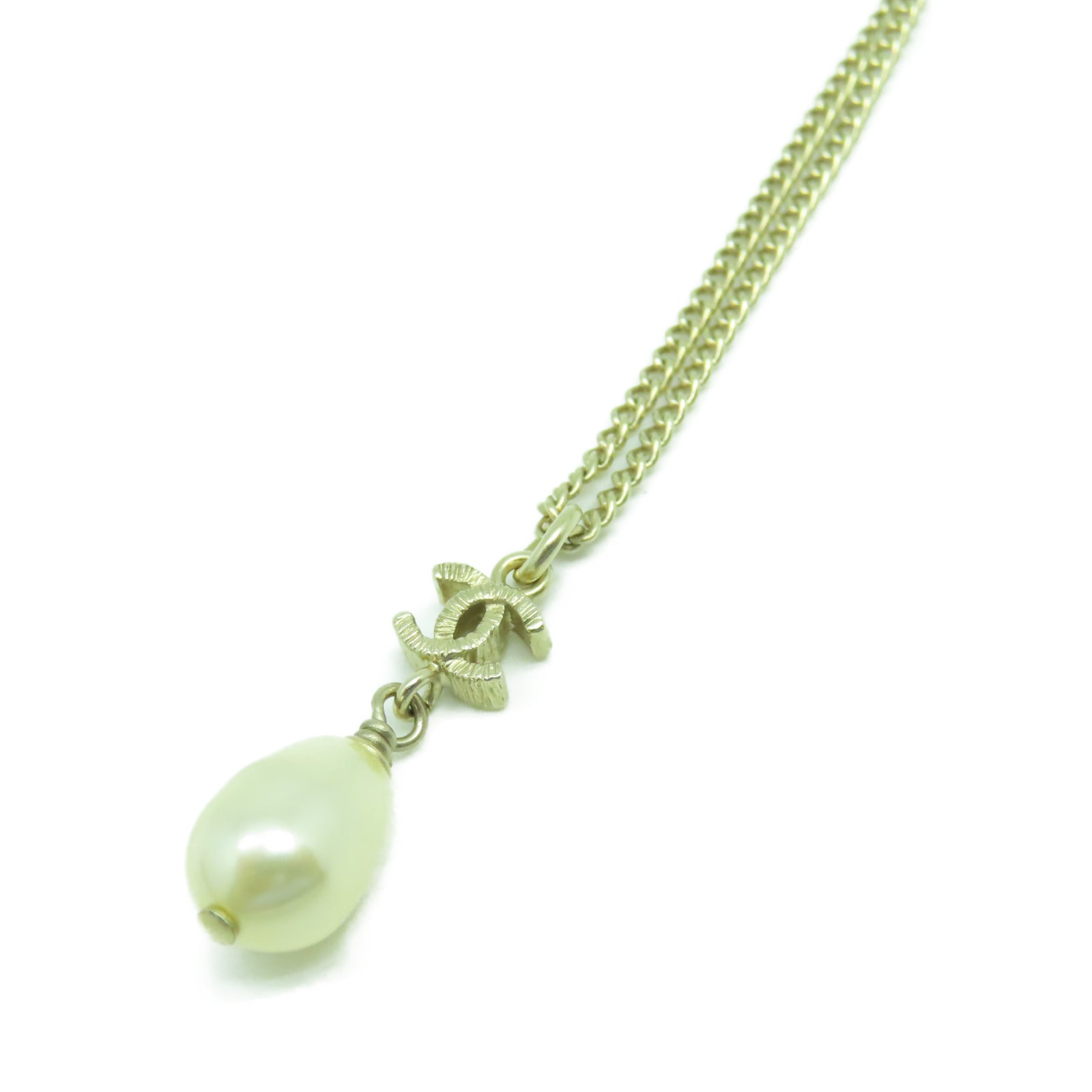 CHANEL 金屬Necklace項鍊金色