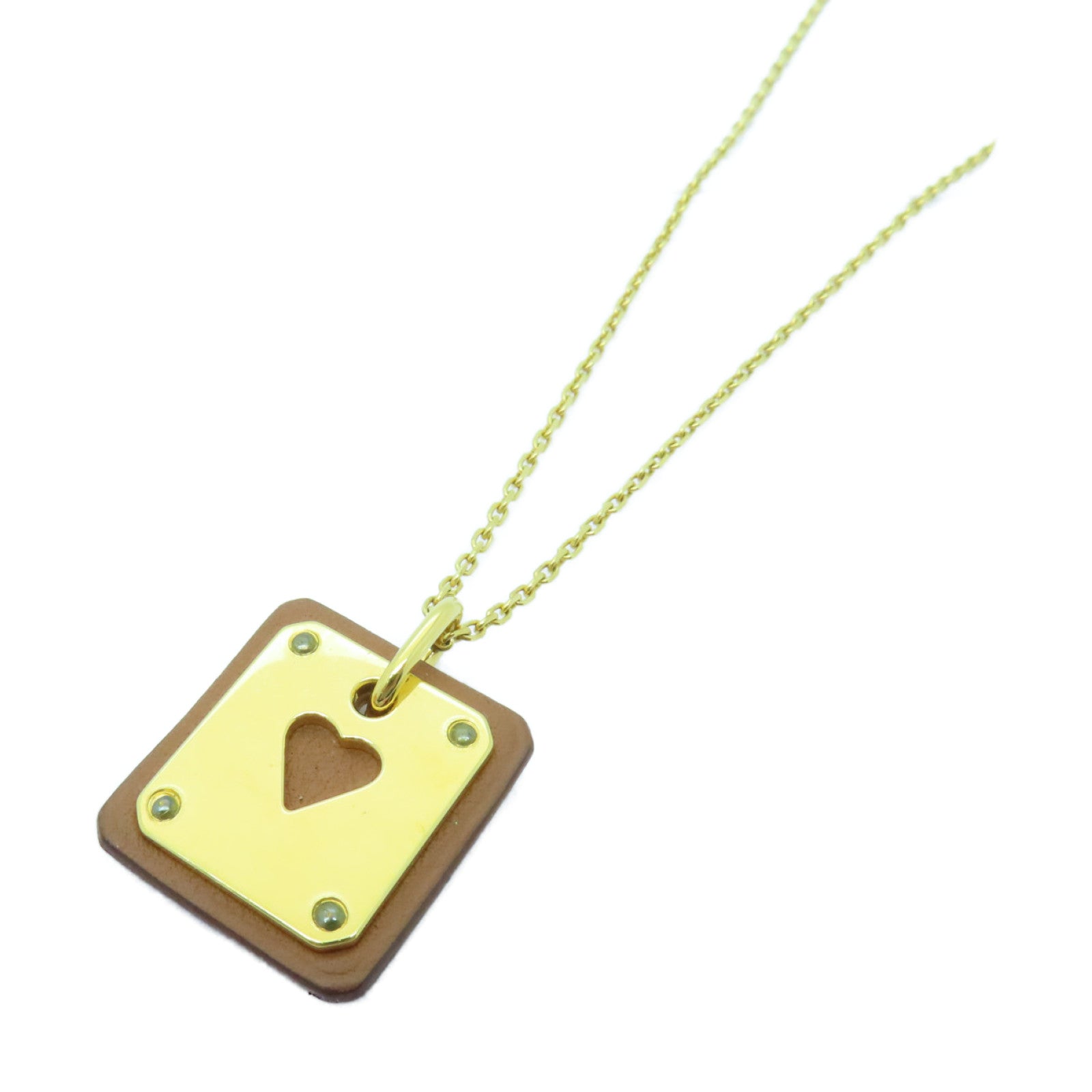 HERMES 【激減優惠】金屬As De Coeur Necklace項鍊