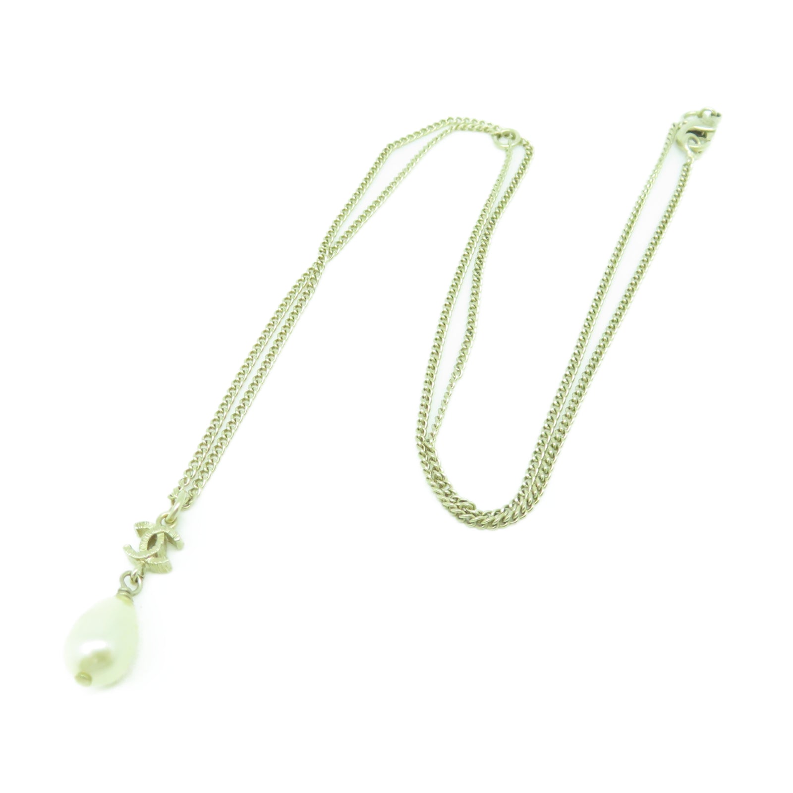 CHANEL 金屬Necklace項鍊金色