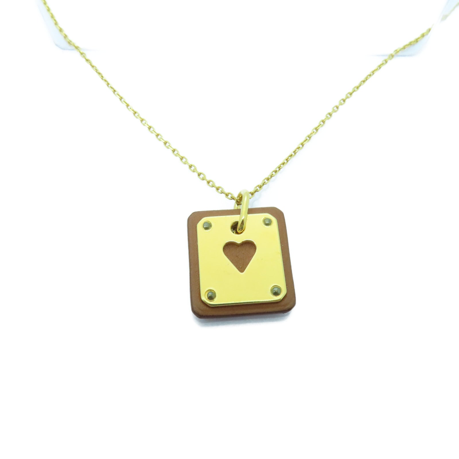 HERMES 【激減優惠】金屬As De Coeur Necklace項鍊