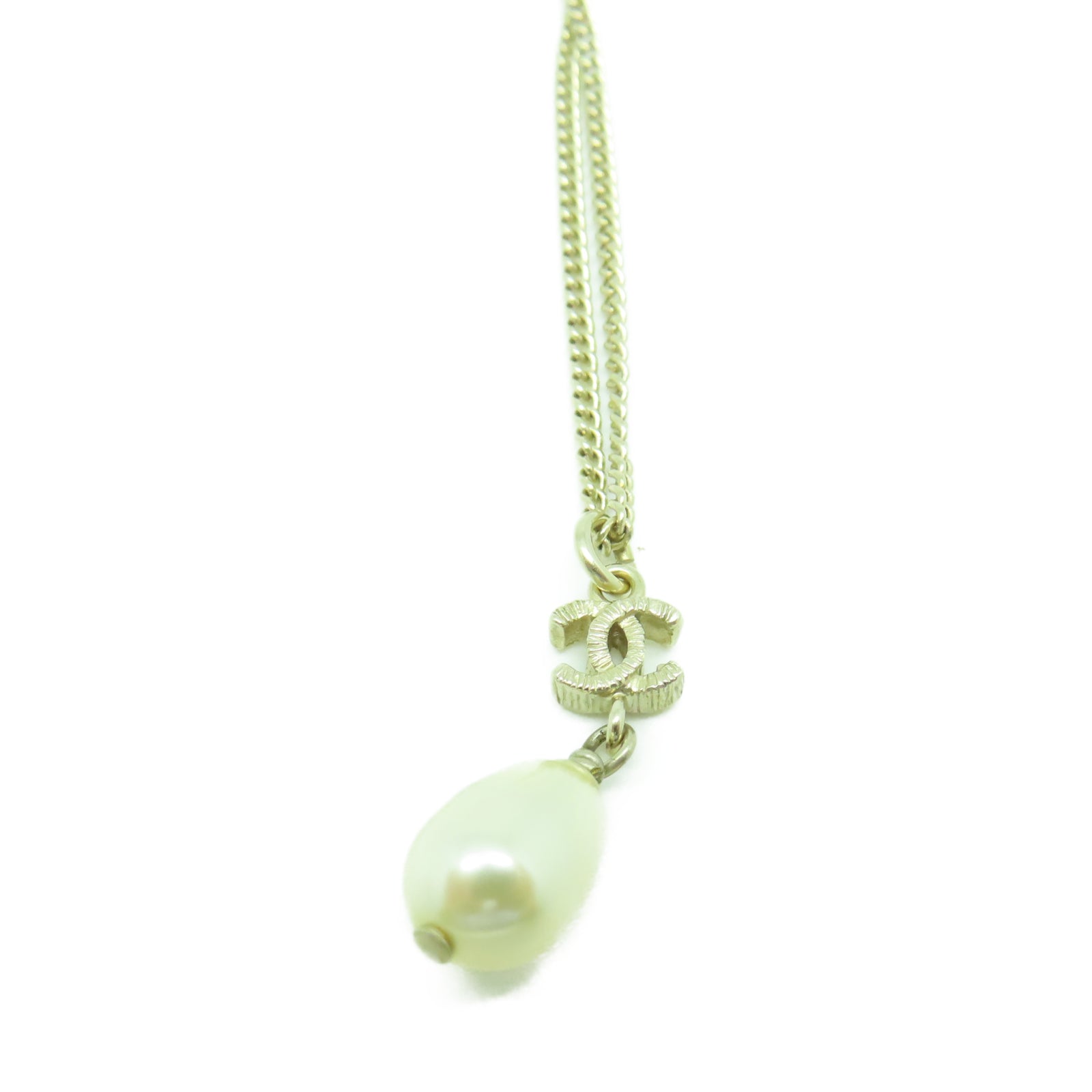 CHANEL 金屬Necklace項鍊金色