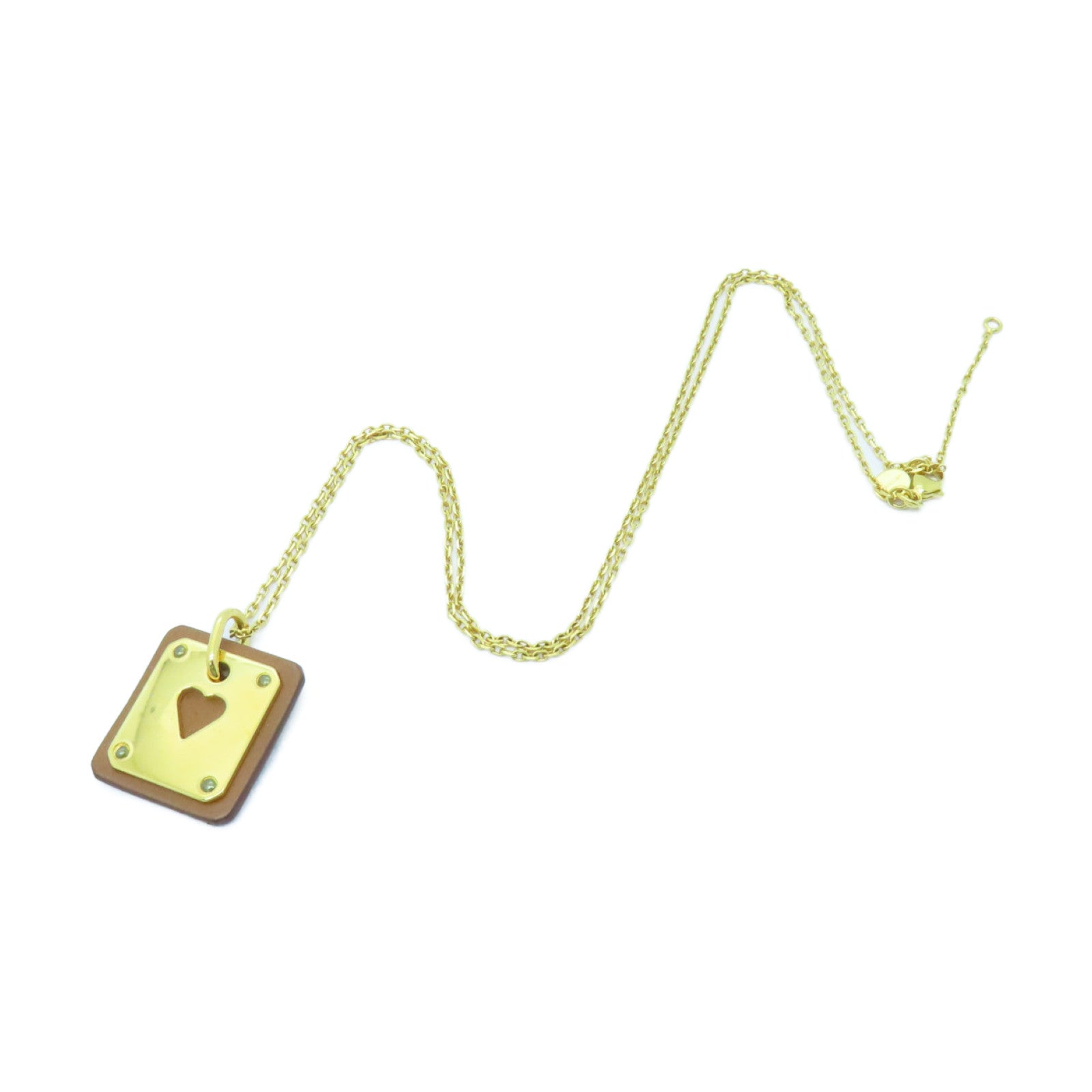 HERMES 【激減優惠】金屬As De Coeur Necklace項鍊