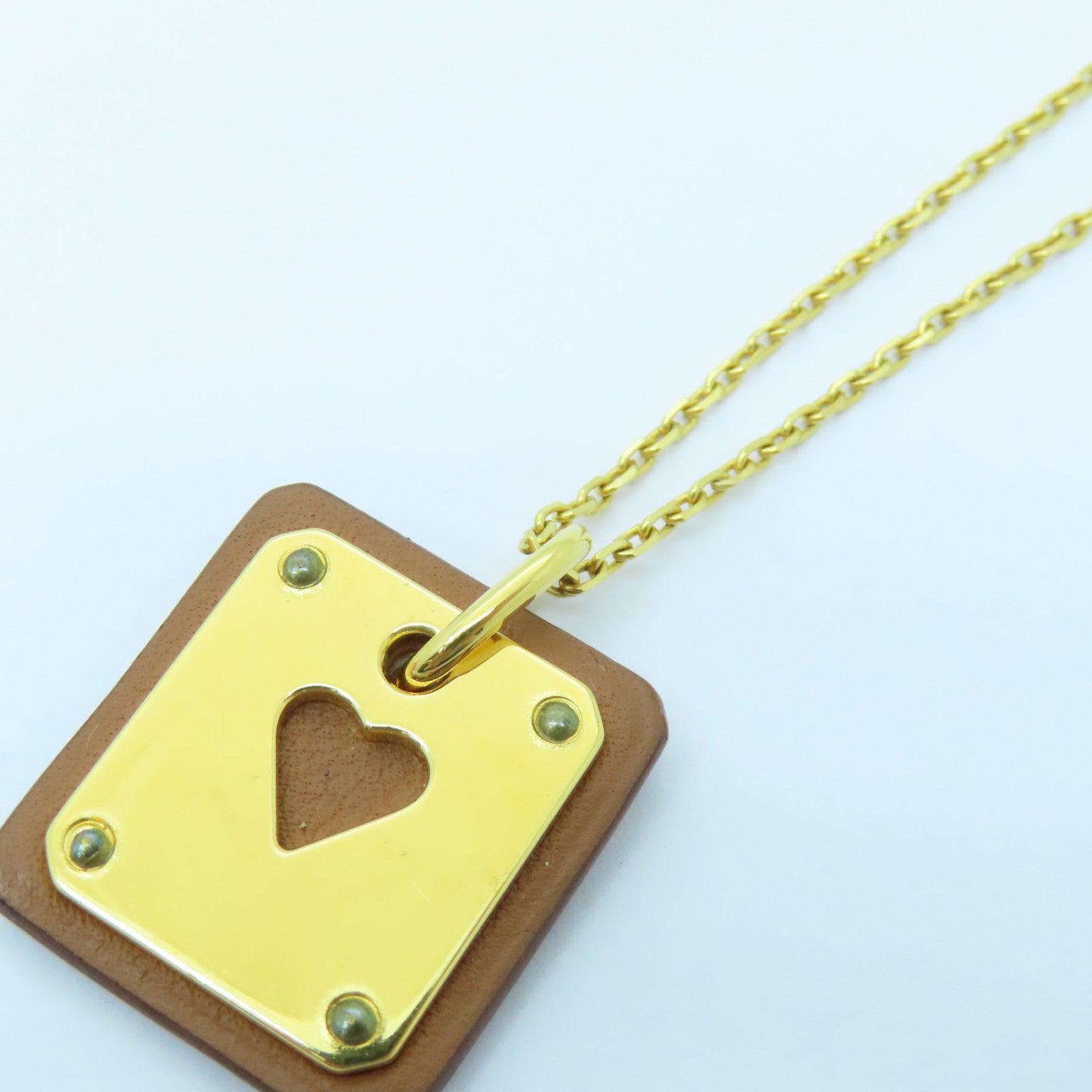 HERMES 【激減優惠】金屬As De Coeur Necklace項鍊