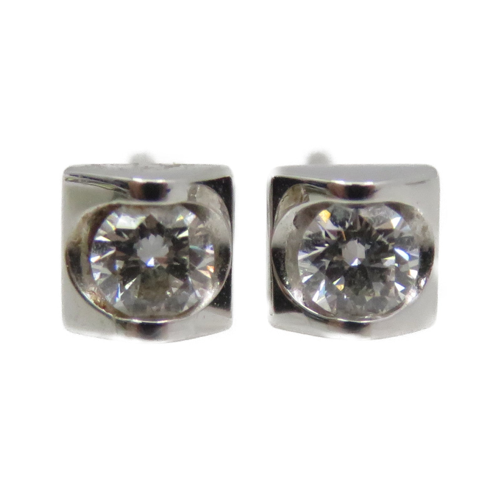 JEWELRY 【激減優惠】18K白金0.083ct/0.084ct鑽石Diamond Earrings耳環