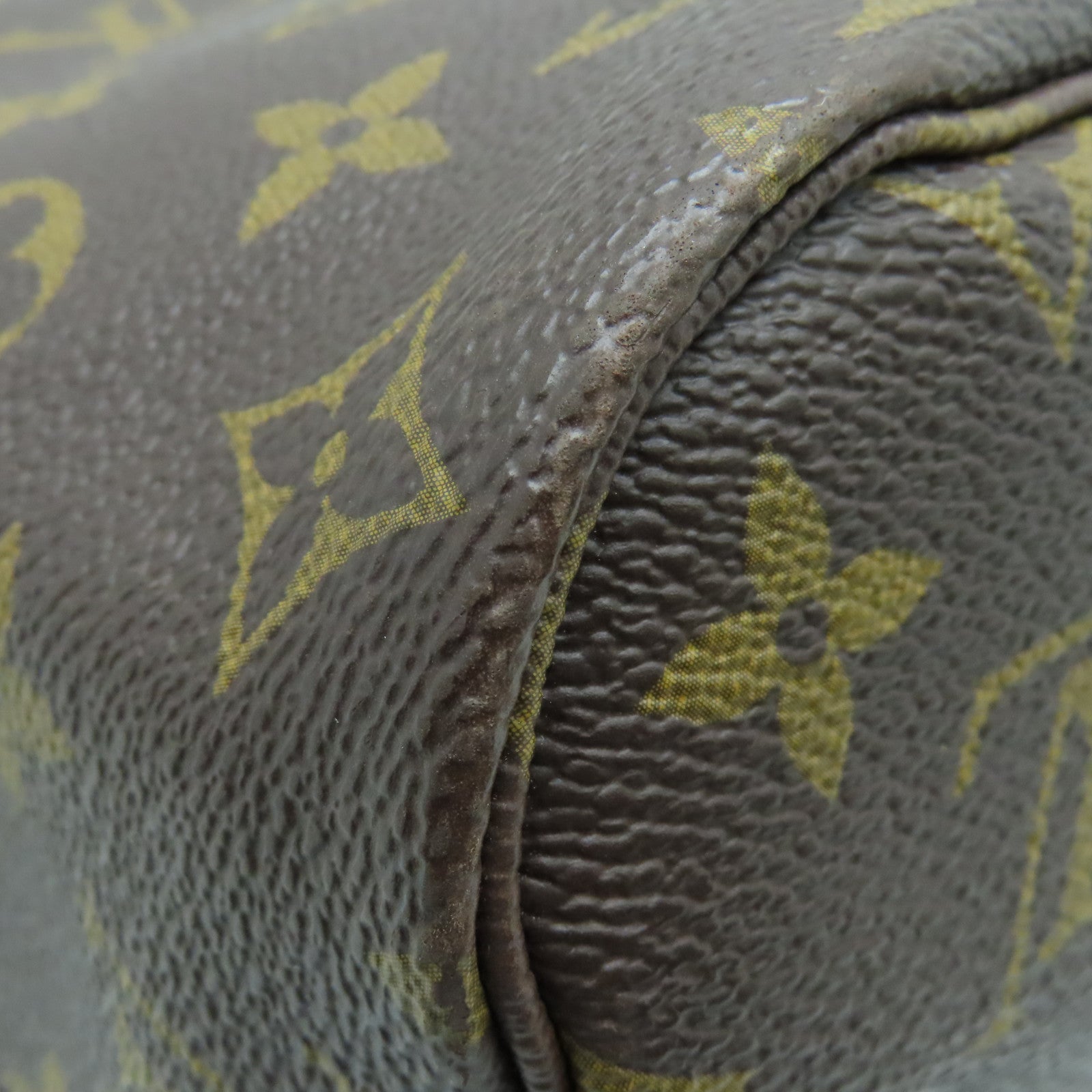LOUIS VUITTON Monogram Neverfull MM金扣手挽袋啡色
