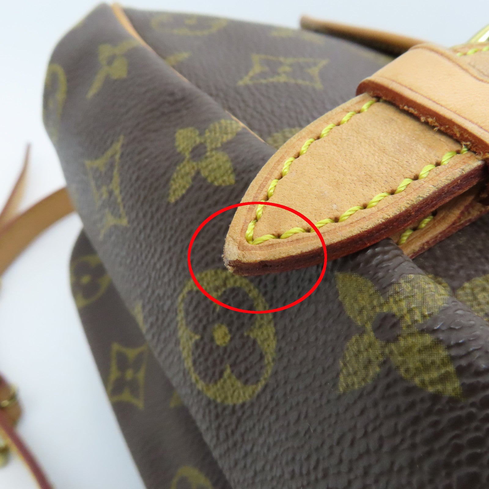 LOUIS VUITTON Monogram Saumur 30金扣肩背袋棕色