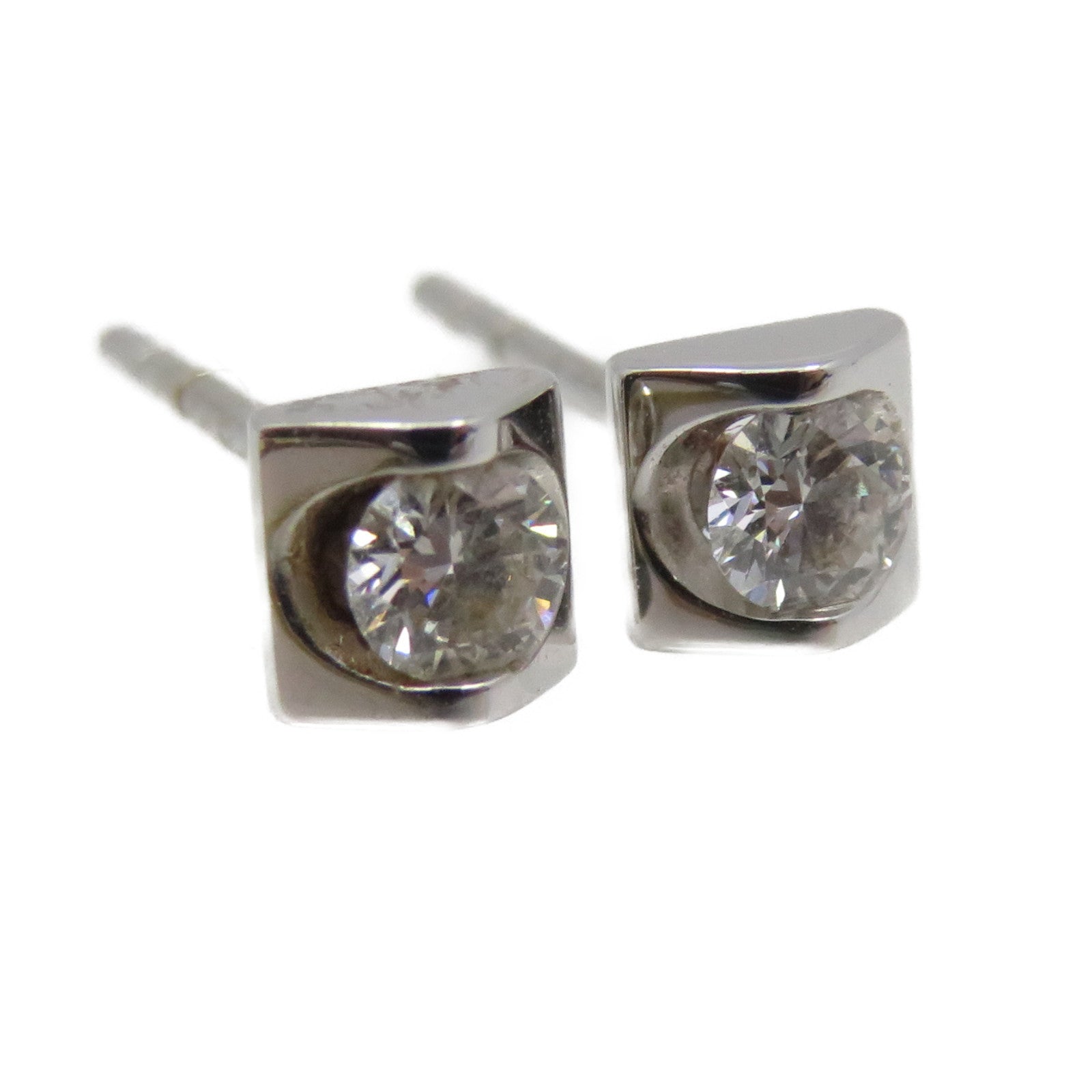 JEWELRY 【激減優惠】18K白金0.083ct/0.084ct鑽石Diamond Earrings耳環
