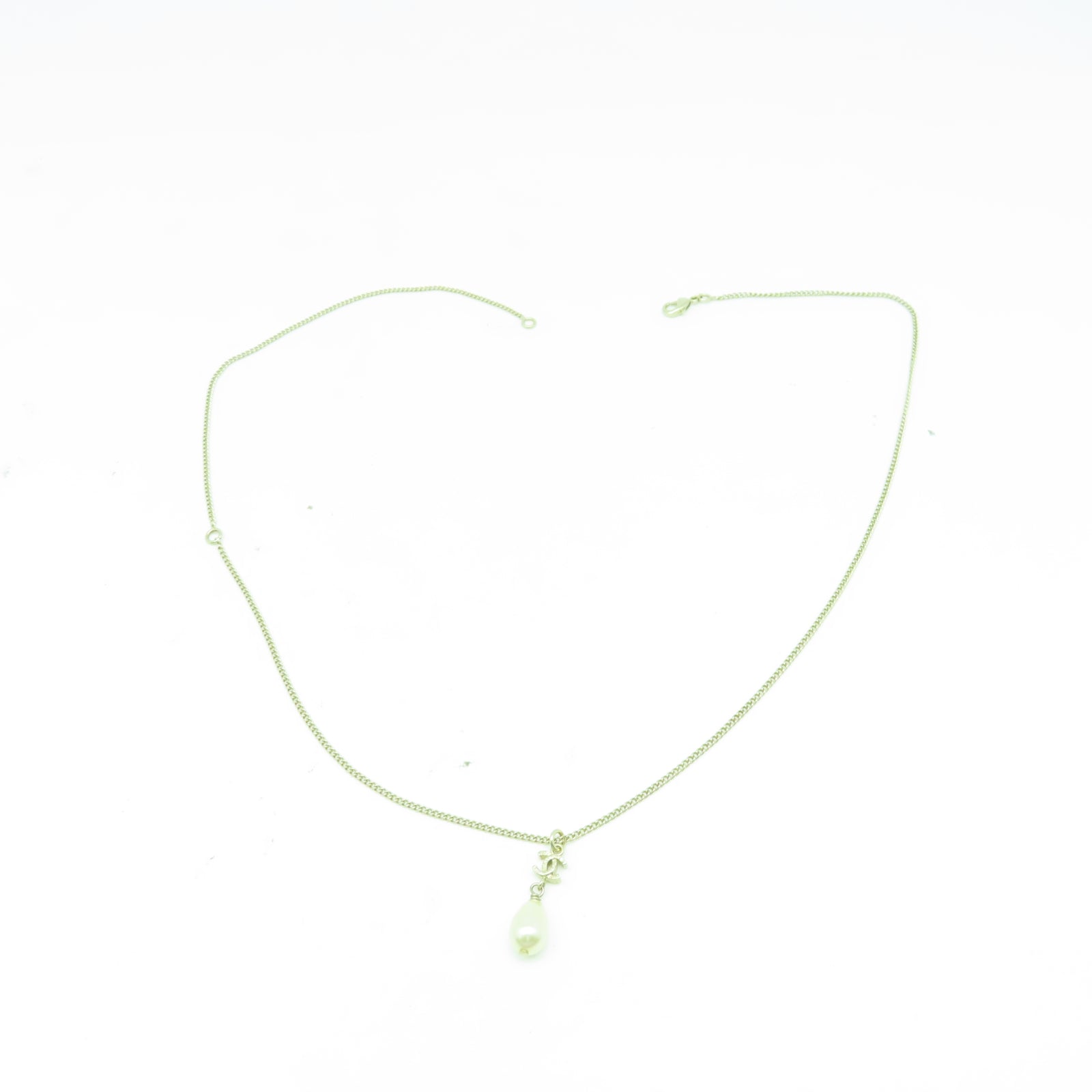 CHANEL 金屬Necklace項鍊金色