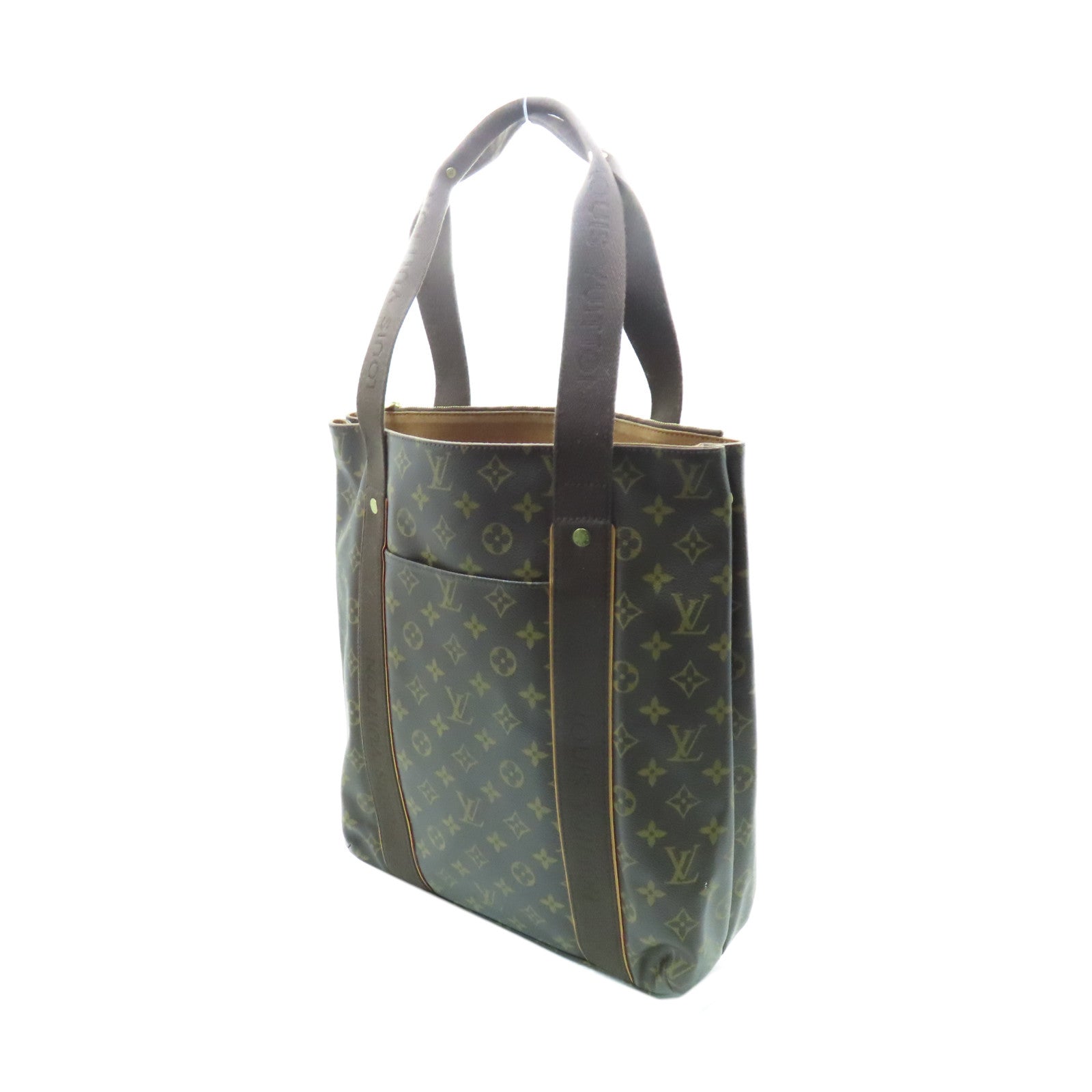 LOUIS VUITTON Monogram Beaubourg金扣手挽袋啡色