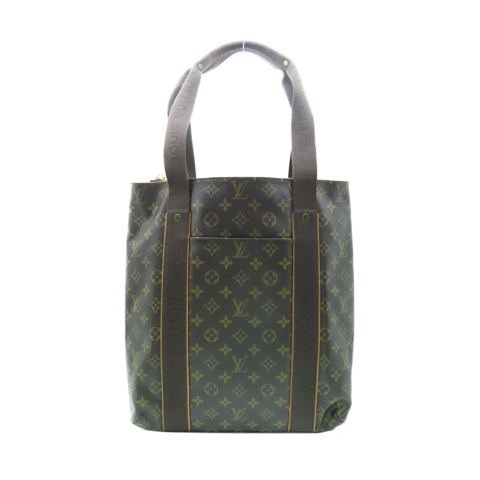 LOUIS VUITTON Monogram Beaubourg金扣手挽袋啡色