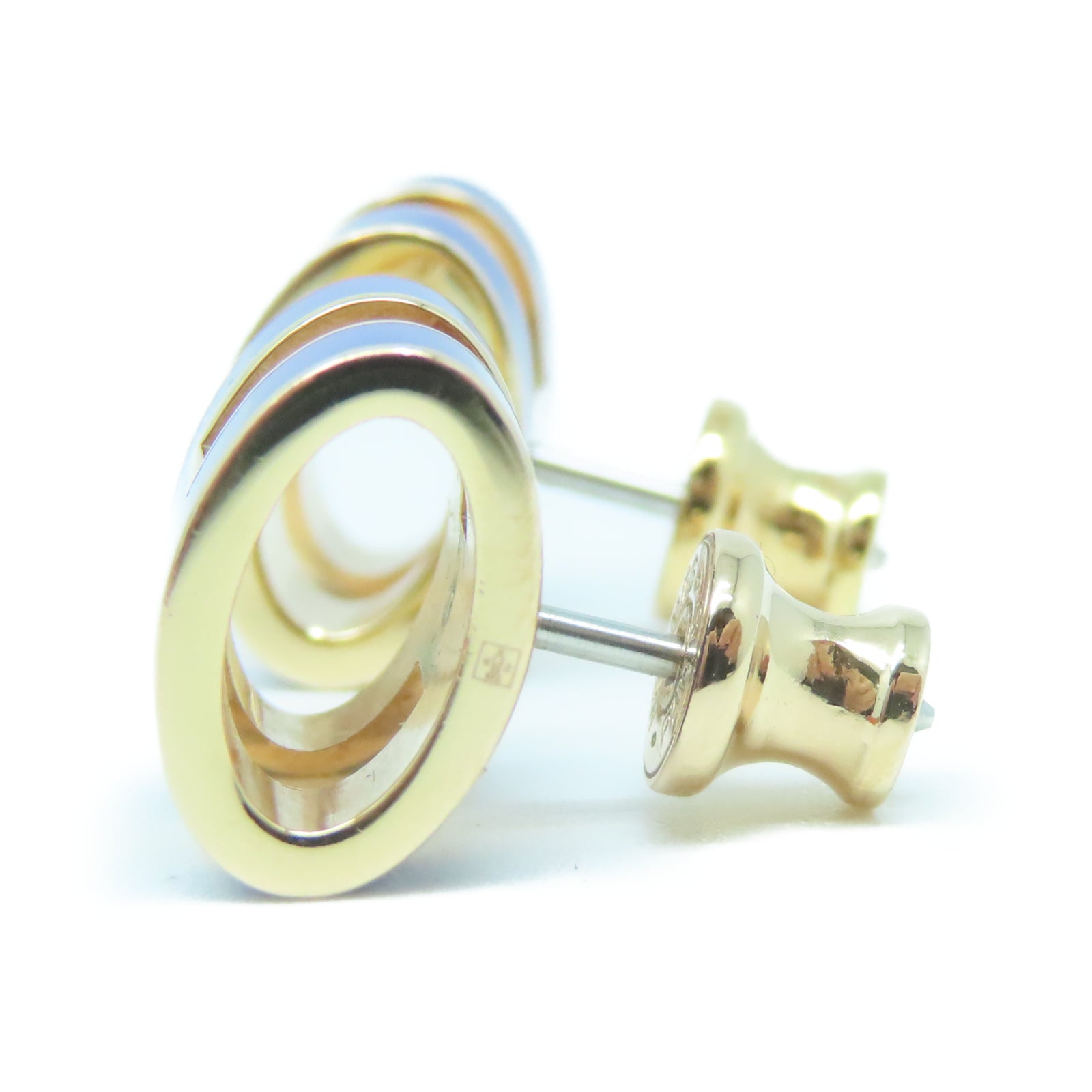 HERMES 金屬Pop H Earrings耳環藍色