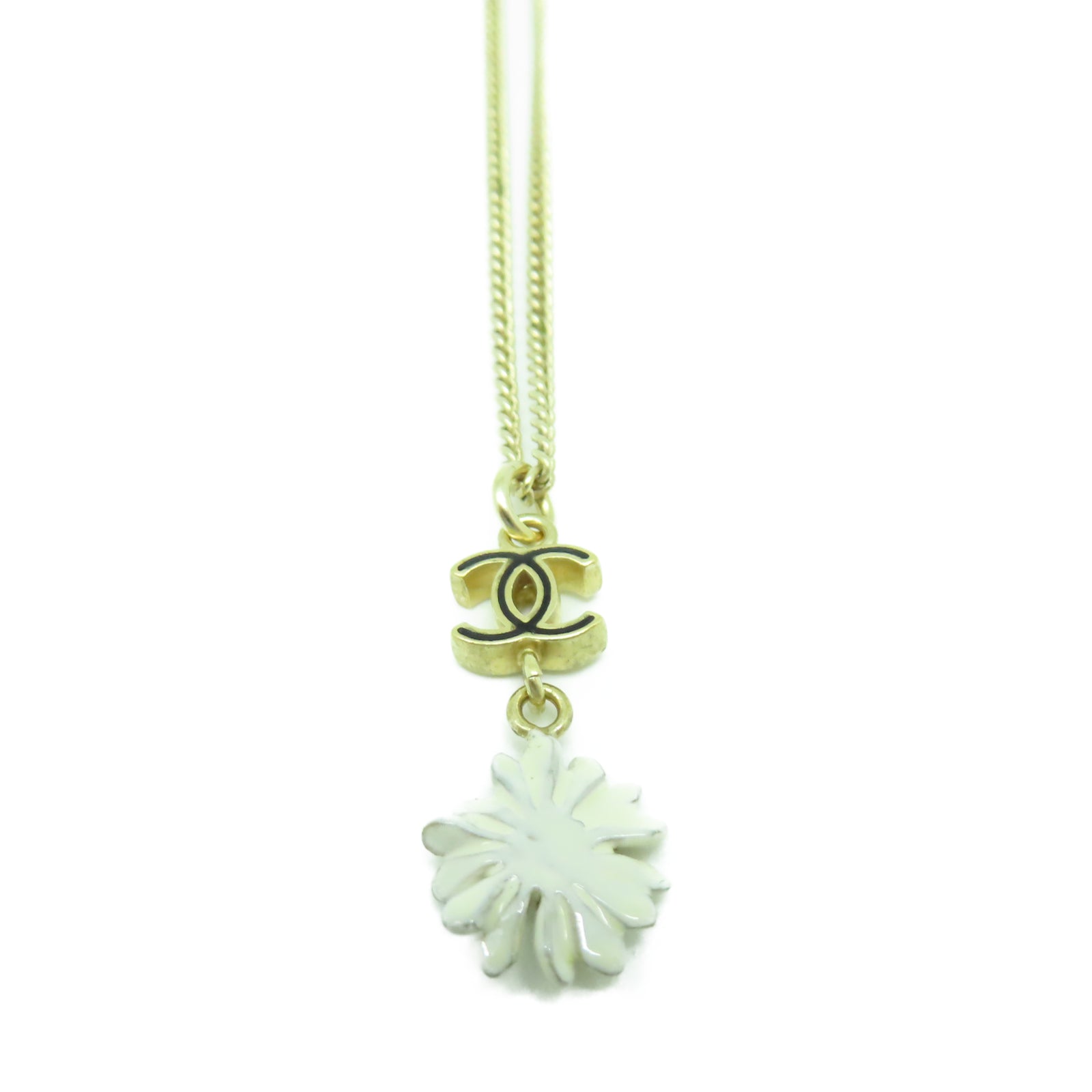 CHANEL 金屬Necklace項鍊金色