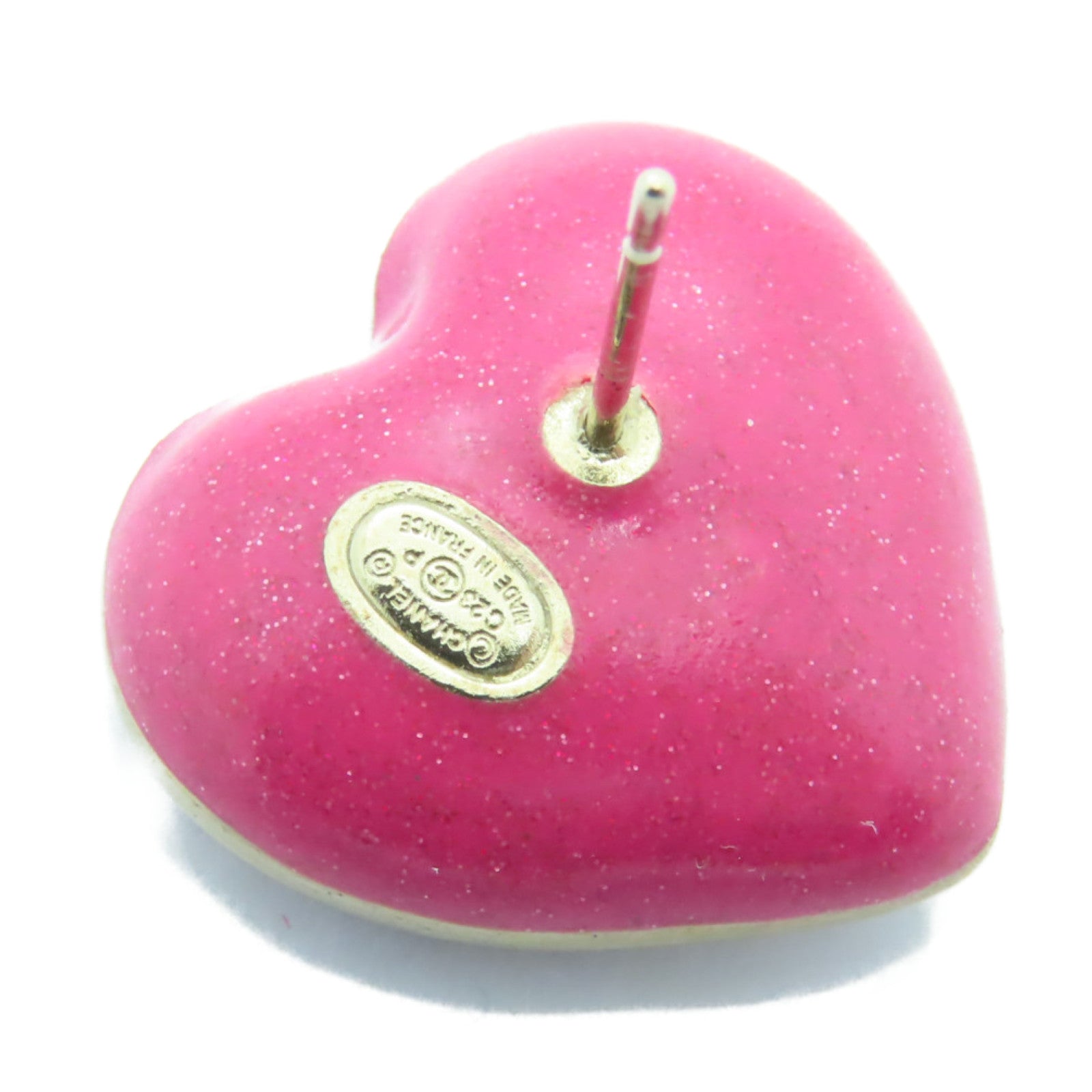 CHANEL 金屬Earrings耳環粉紅色/金色/銀色