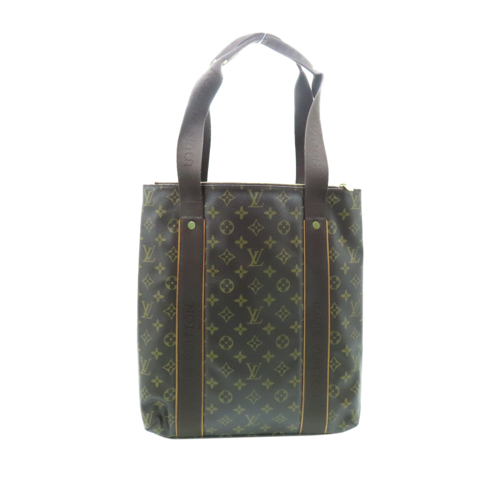 LOUIS VUITTON Monogram Beaubourg金扣手挽袋啡色
