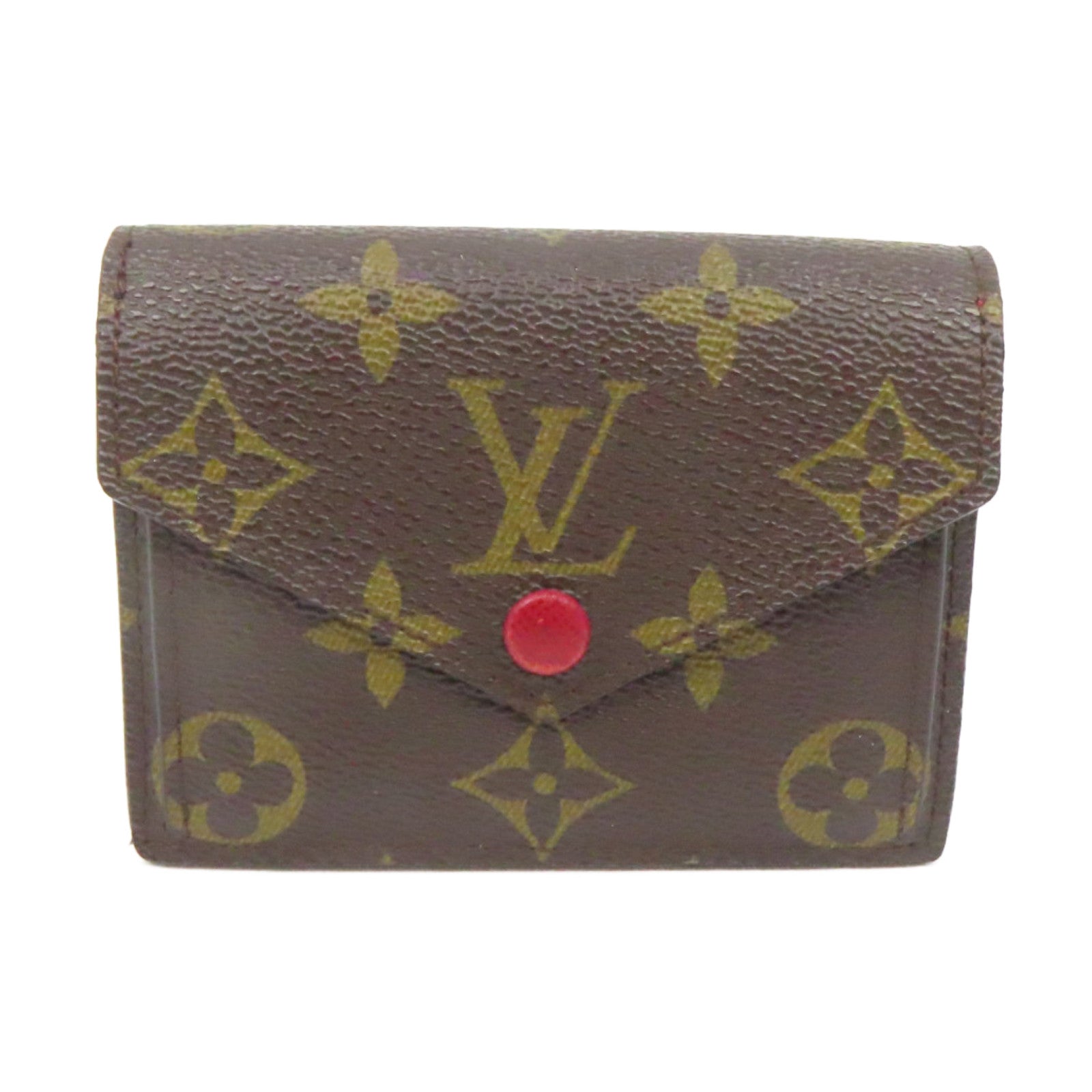 LOUIS VUITTON Monogram Marie Bifold金扣錢包啡色