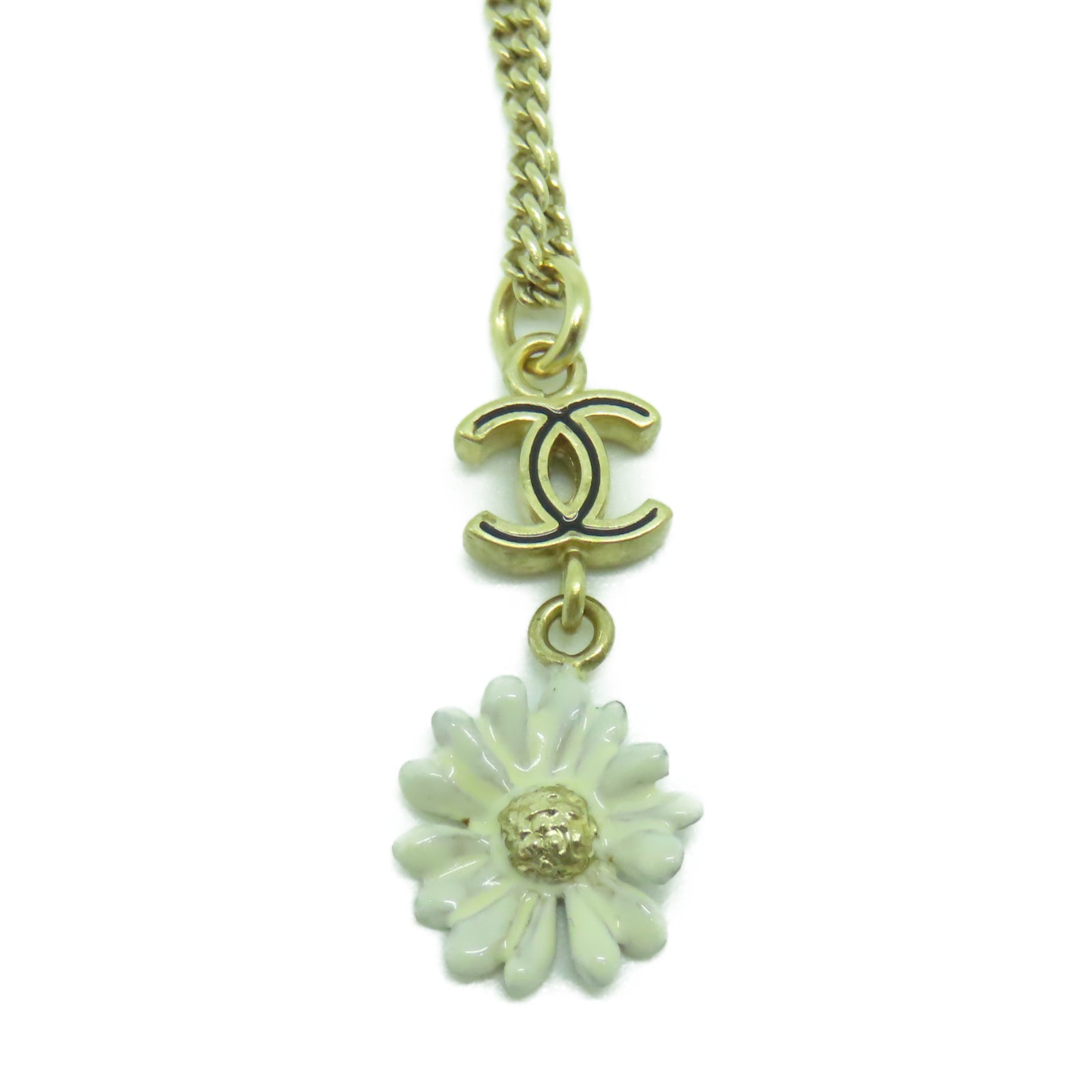 CHANEL 金屬Necklace項鍊金色