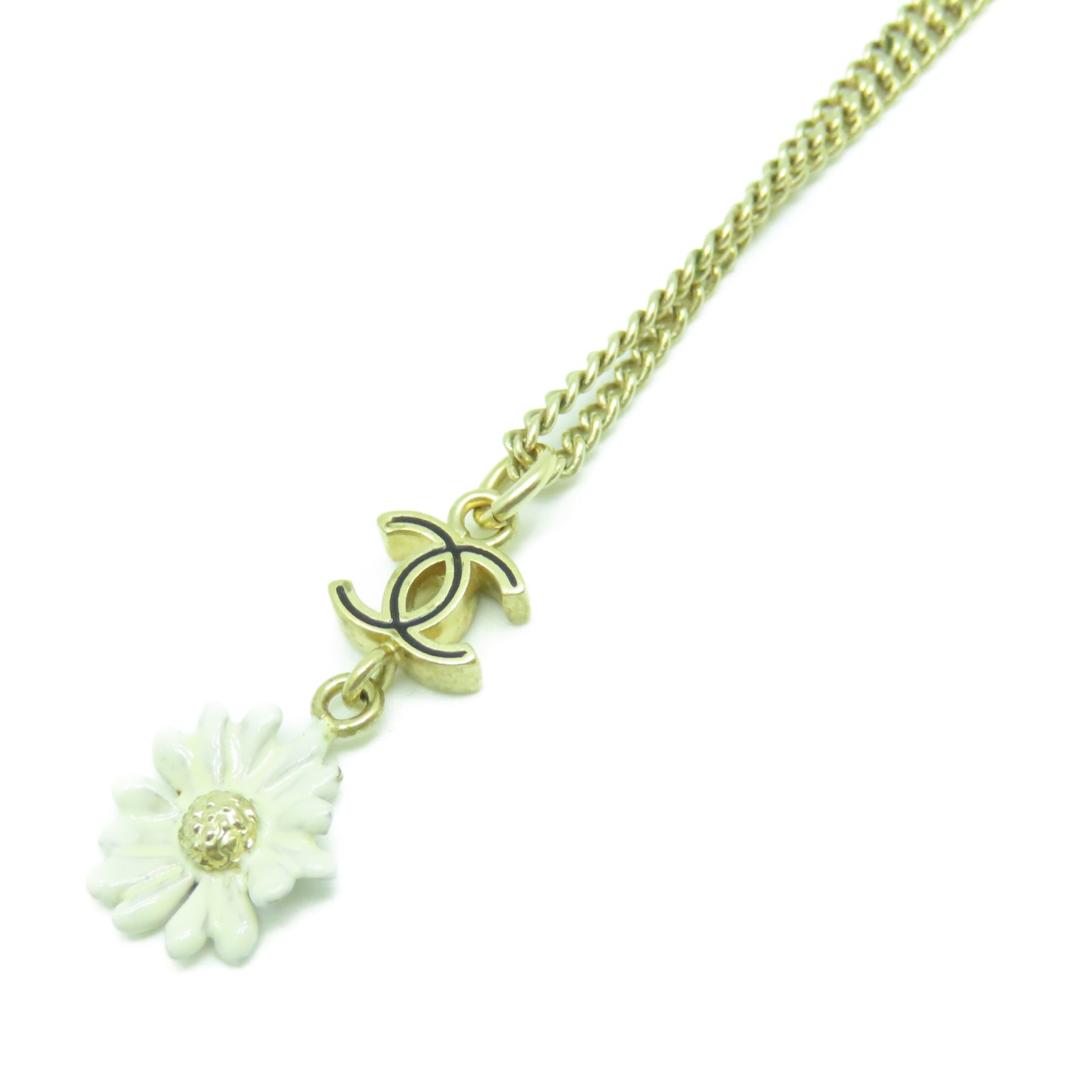 CHANEL 金屬Necklace項鍊金色