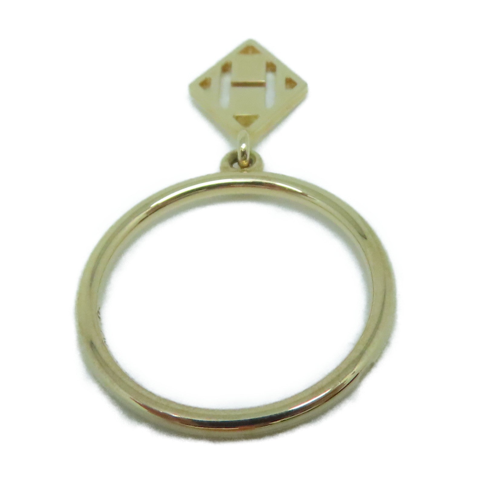 HERMES 18K玫瑰金Ring #49戒指US#4.75玫瑰金色