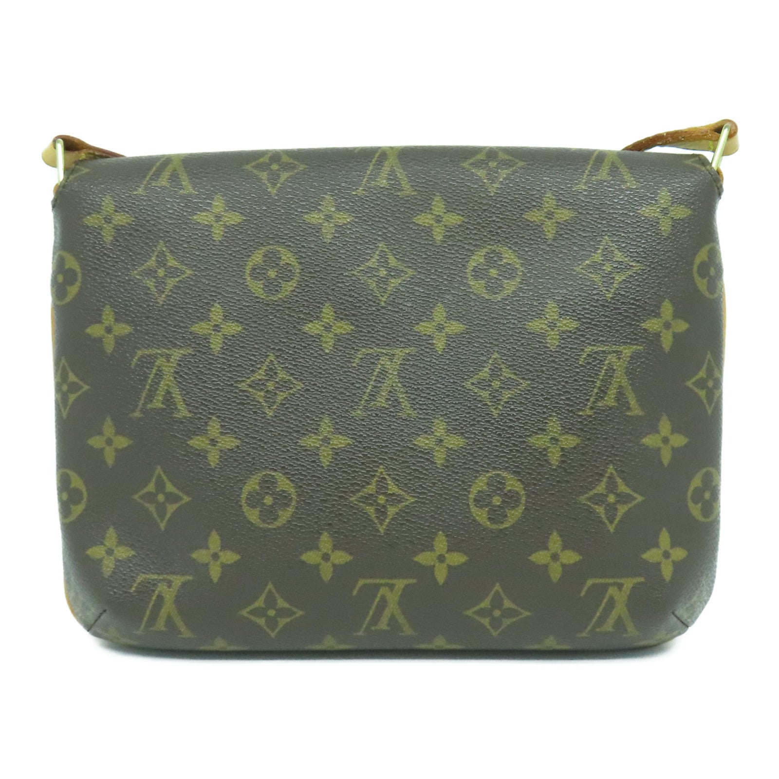 LOUIS VUITTON Monogram Musette Tango金扣肩背袋啡色