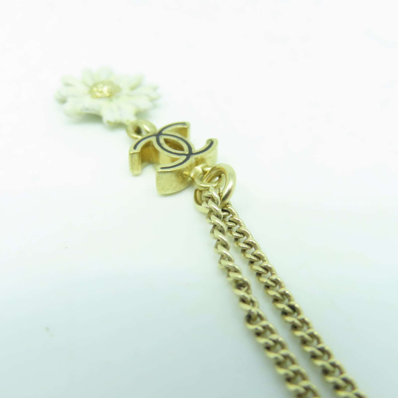 CHANEL 金屬Necklace項鍊金色