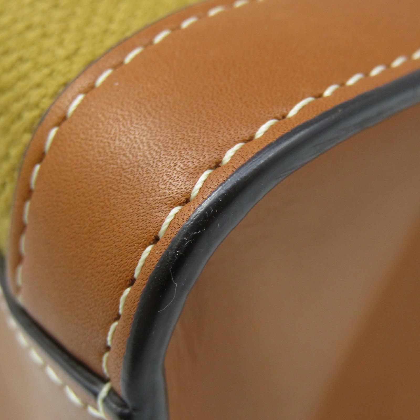 CELINE 帆布/牛皮皮革2Way Shoulder Bag手挽肩背兩用袋啡色