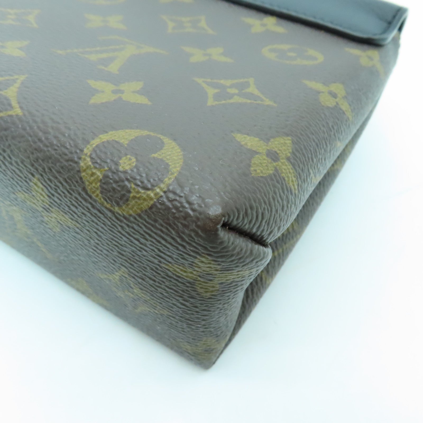 LOUIS VUITTON Monogram Locky BB金扣手挽肩背兩用袋黑色/棕色