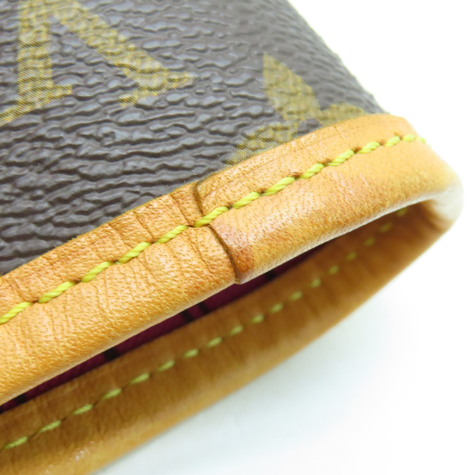 LOUIS VUITTON Monogram Neverfull MM金扣手挽袋啡色
