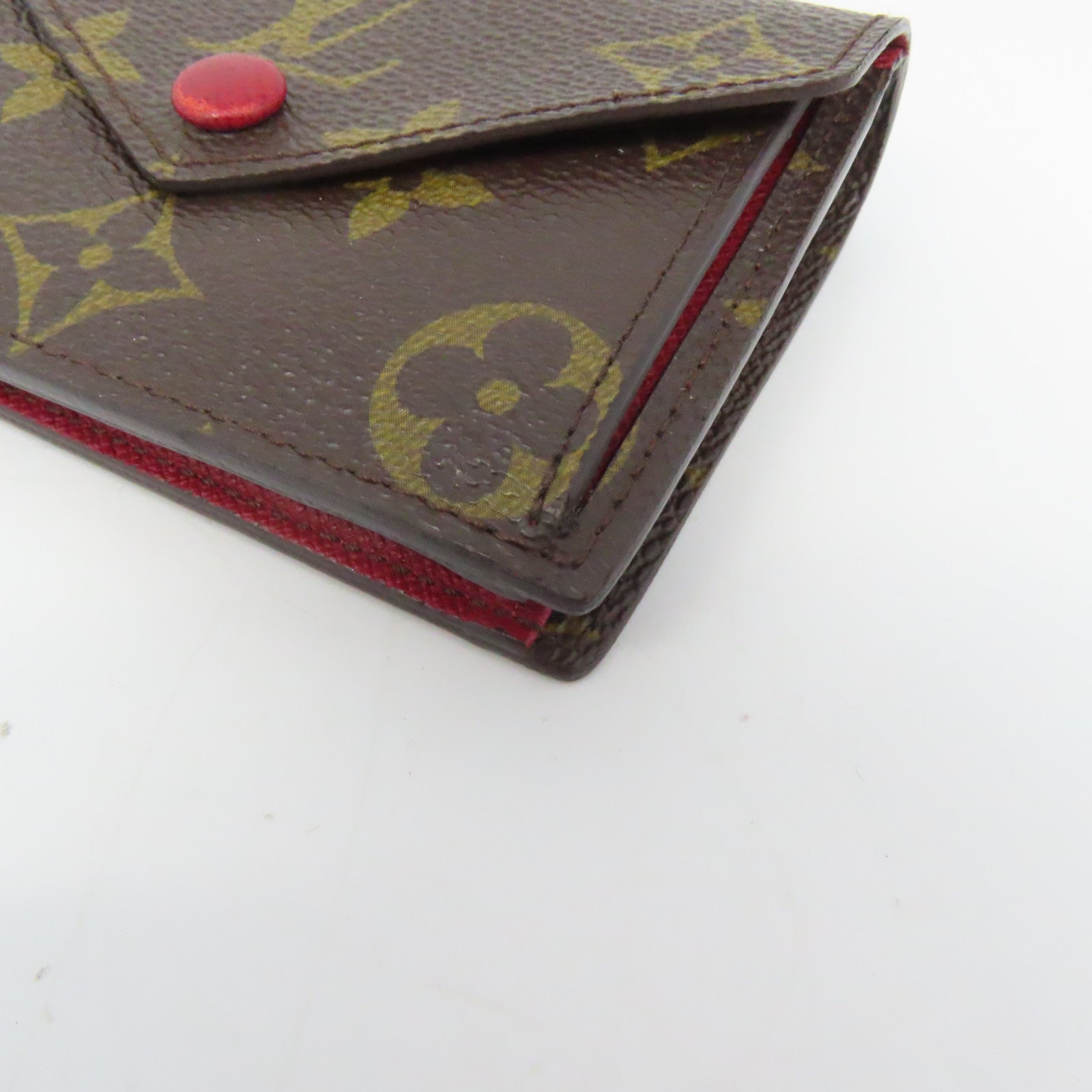 LOUIS VUITTON Monogram Marie Bifold金扣錢包啡色