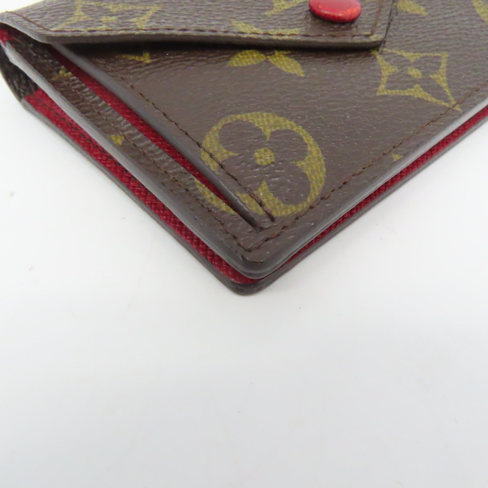 LOUIS VUITTON Monogram Marie Bifold金扣錢包啡色